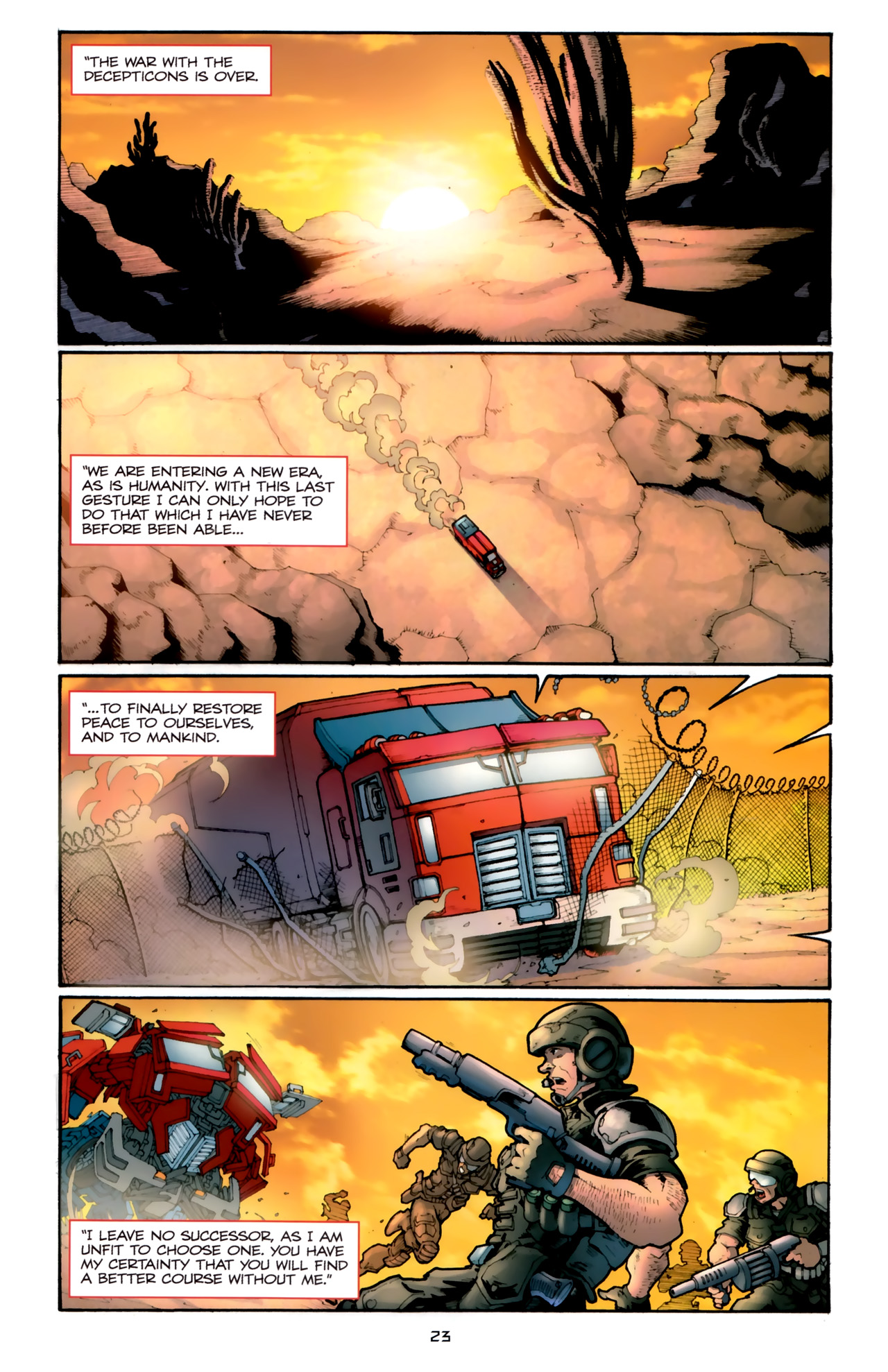 Read online The Transformers (2009) comic -  Issue #1 - 25