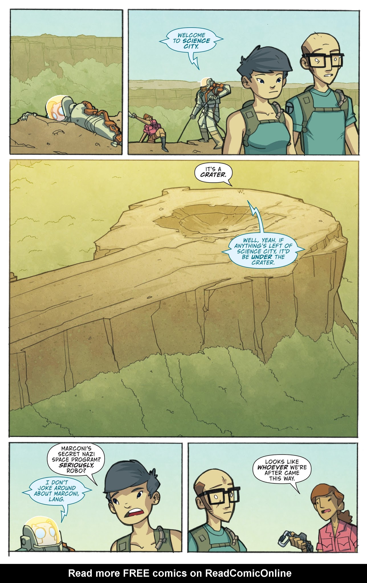 Read online Atomic Robo and the Savage Sword of Dr. Dinosaur comic -  Issue #1 - 9