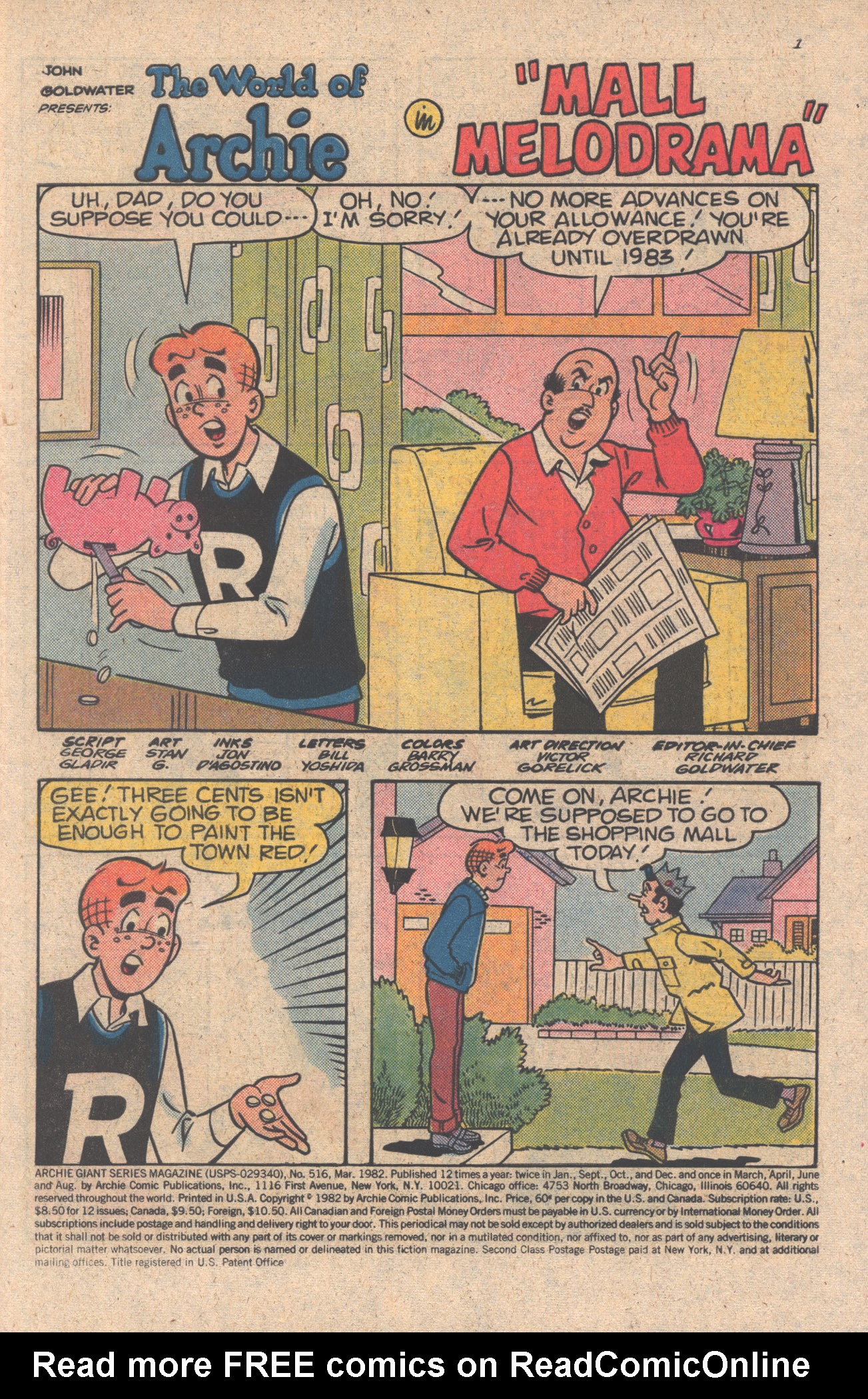Read online Archie Giant Series Magazine comic -  Issue #516 - 3