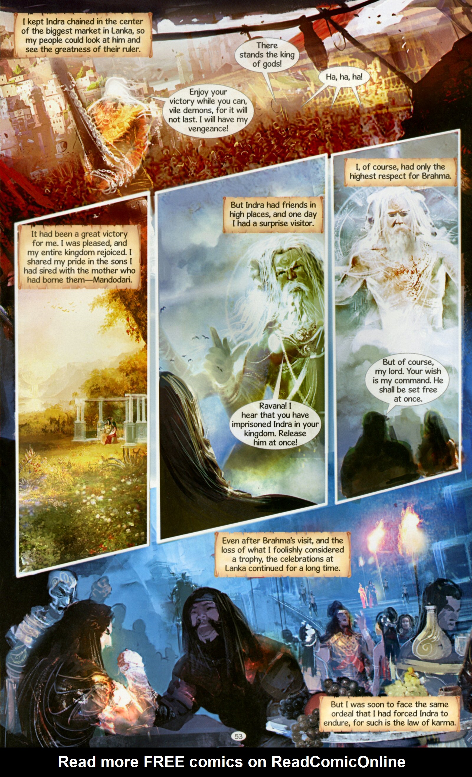 Read online Ravana: Roar of the Demon King comic -  Issue # Full - 56