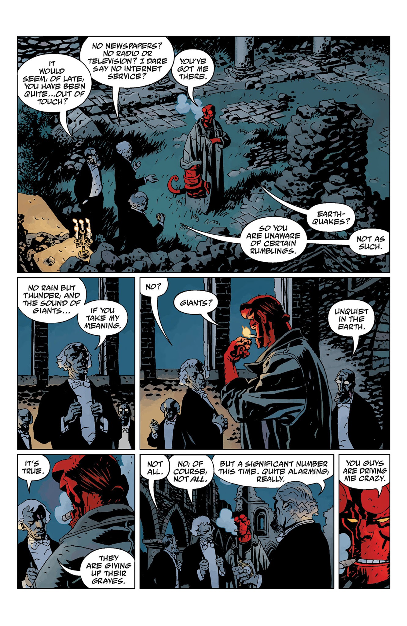 Read online Hellboy: The Wild Hunt comic -  Issue # TPB - 19