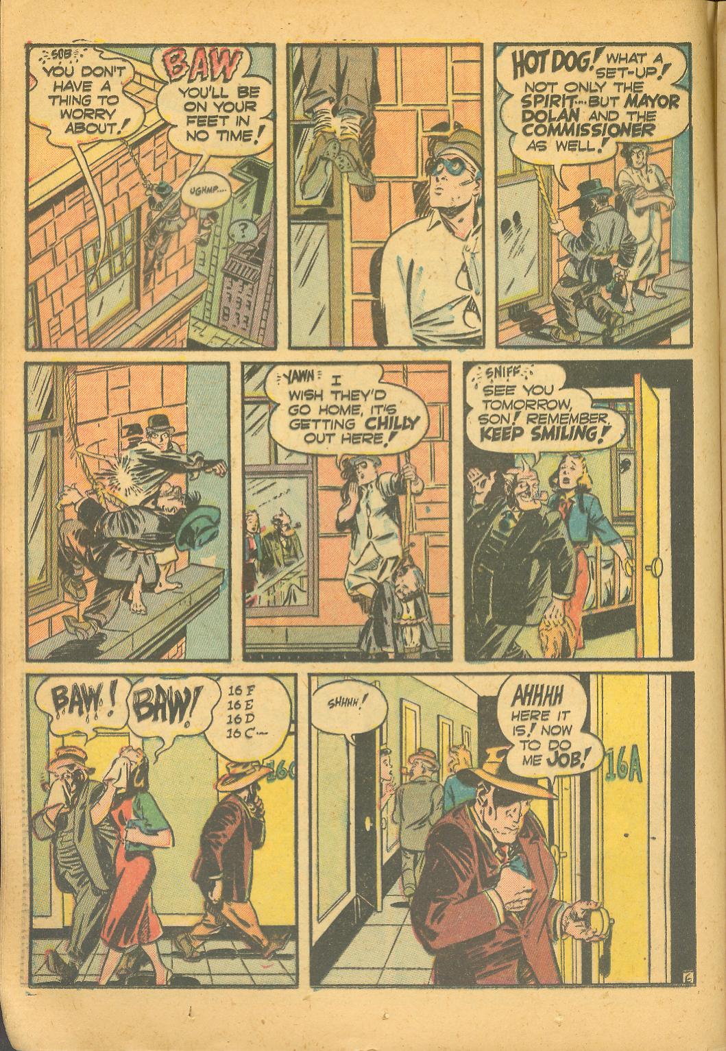 Read online The Spirit (1952) comic -  Issue #5 - 16