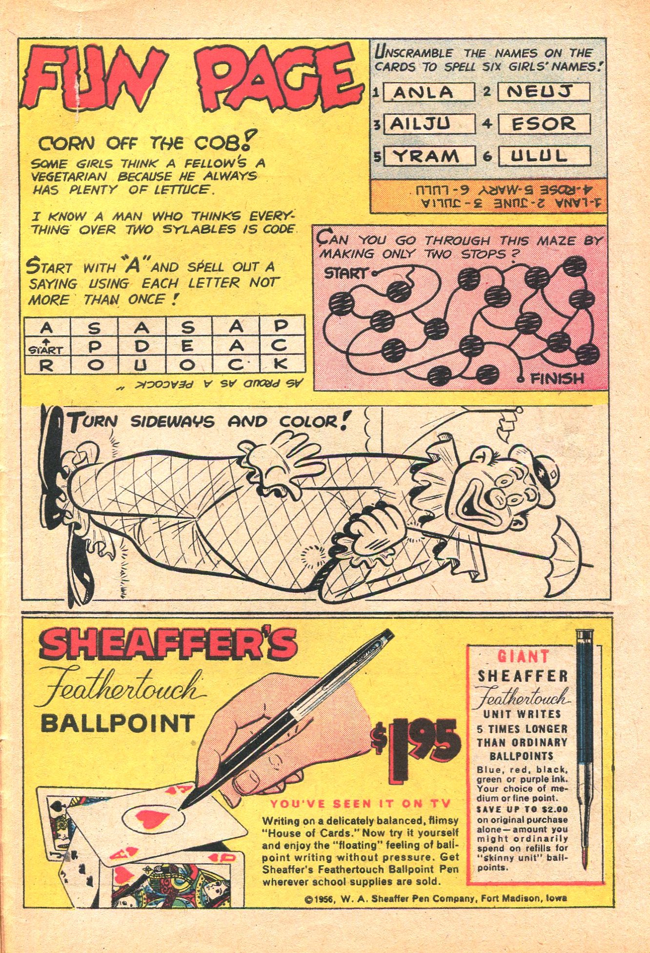 Read online Archie's Joke Book Magazine comic -  Issue #25 - 31