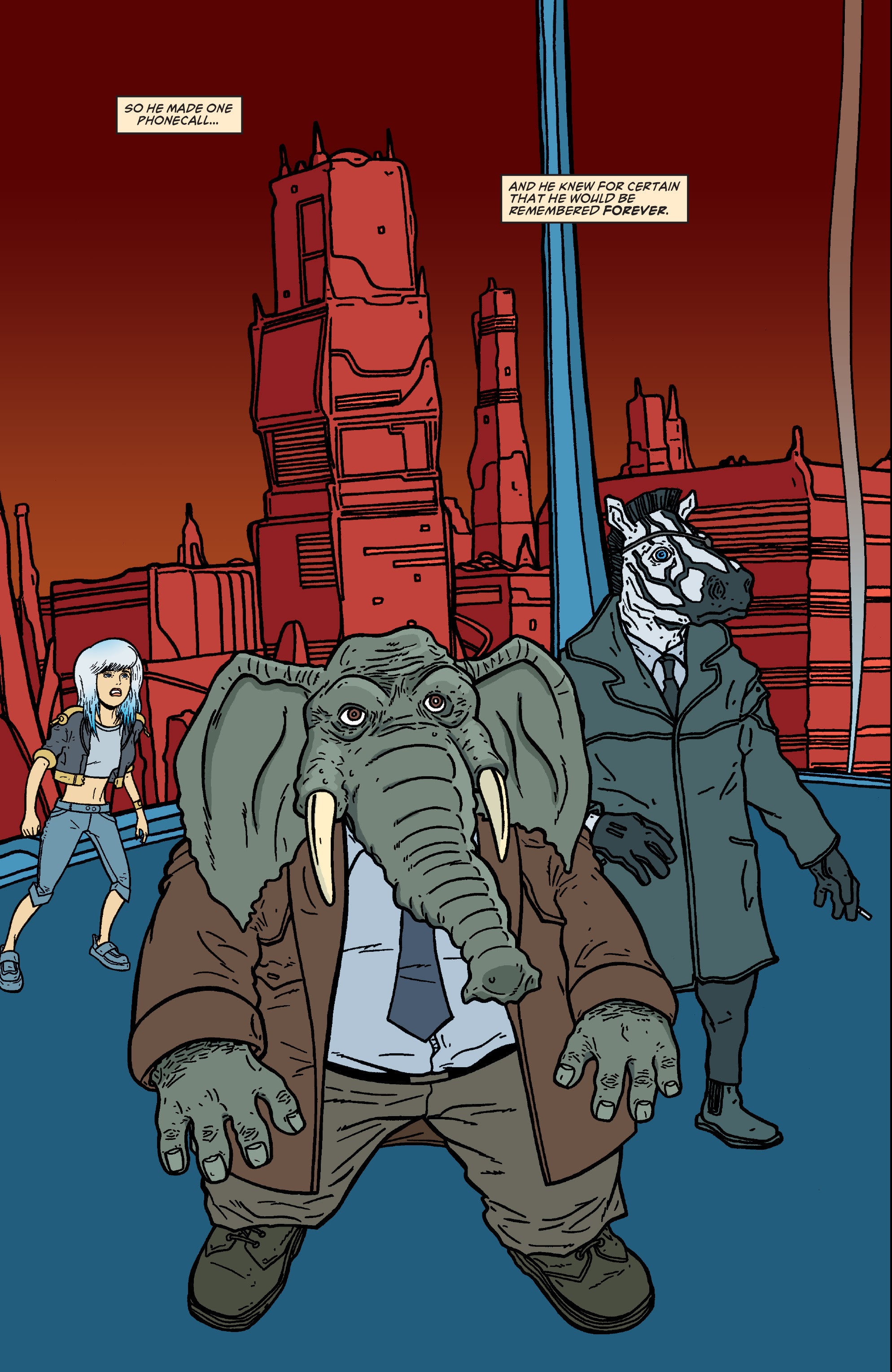 Read online Shaky Kane: Elephantmen & Monsters comic -  Issue # TPB - 22