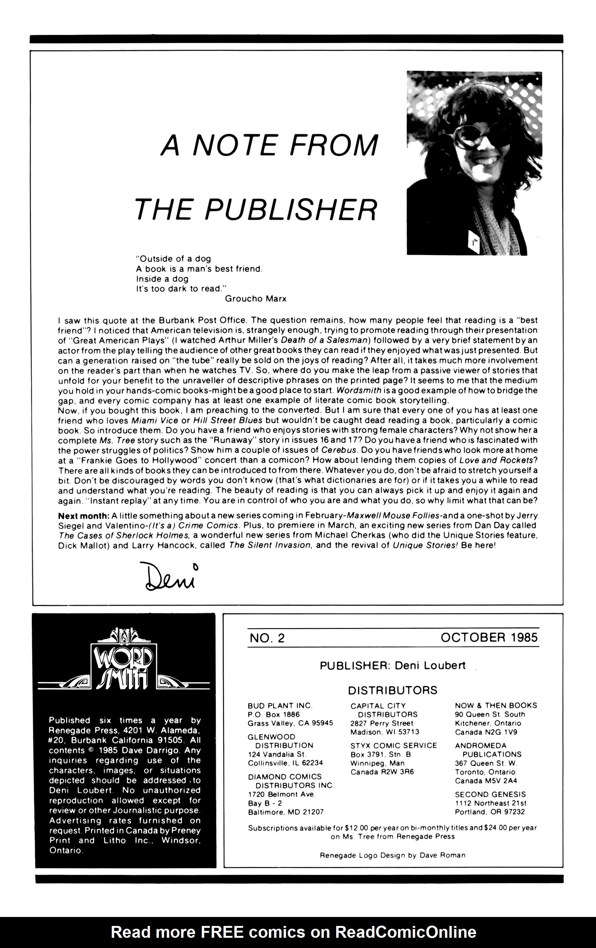 Read online Wordsmith comic -  Issue #2 - 2