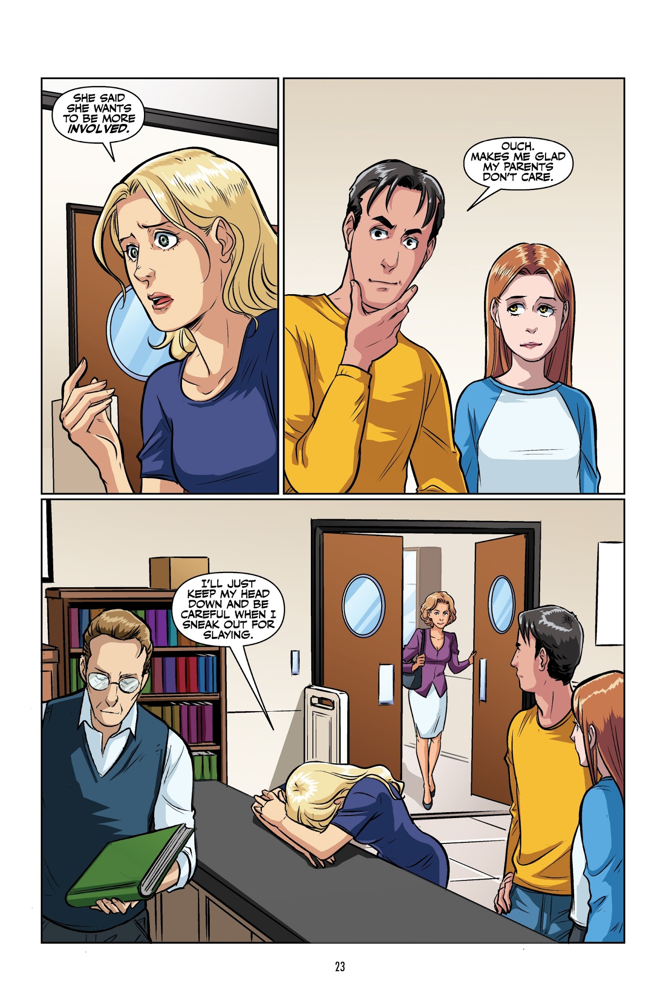 Read online Buffy: The High School Years–Parental Parasite comic -  Issue # TPB - 25