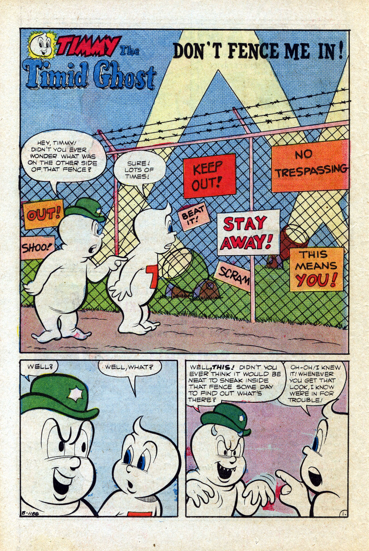 Read online Timmy the Timid Ghost comic -  Issue #3 - 12