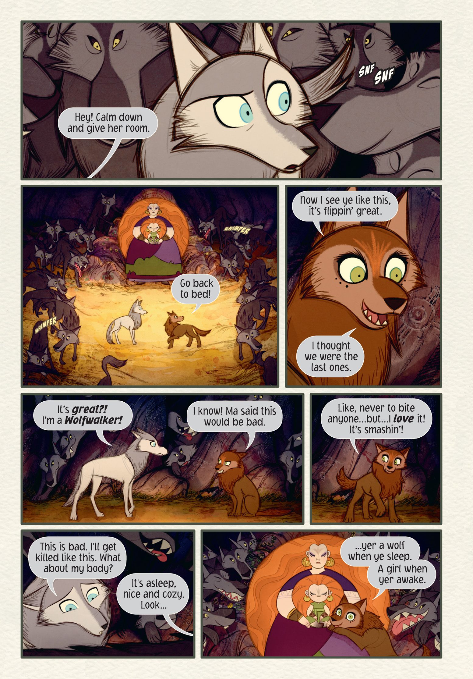 Read online Wolfwalkers: The Graphic Novel comic -  Issue # TPB (Part 2) - 47