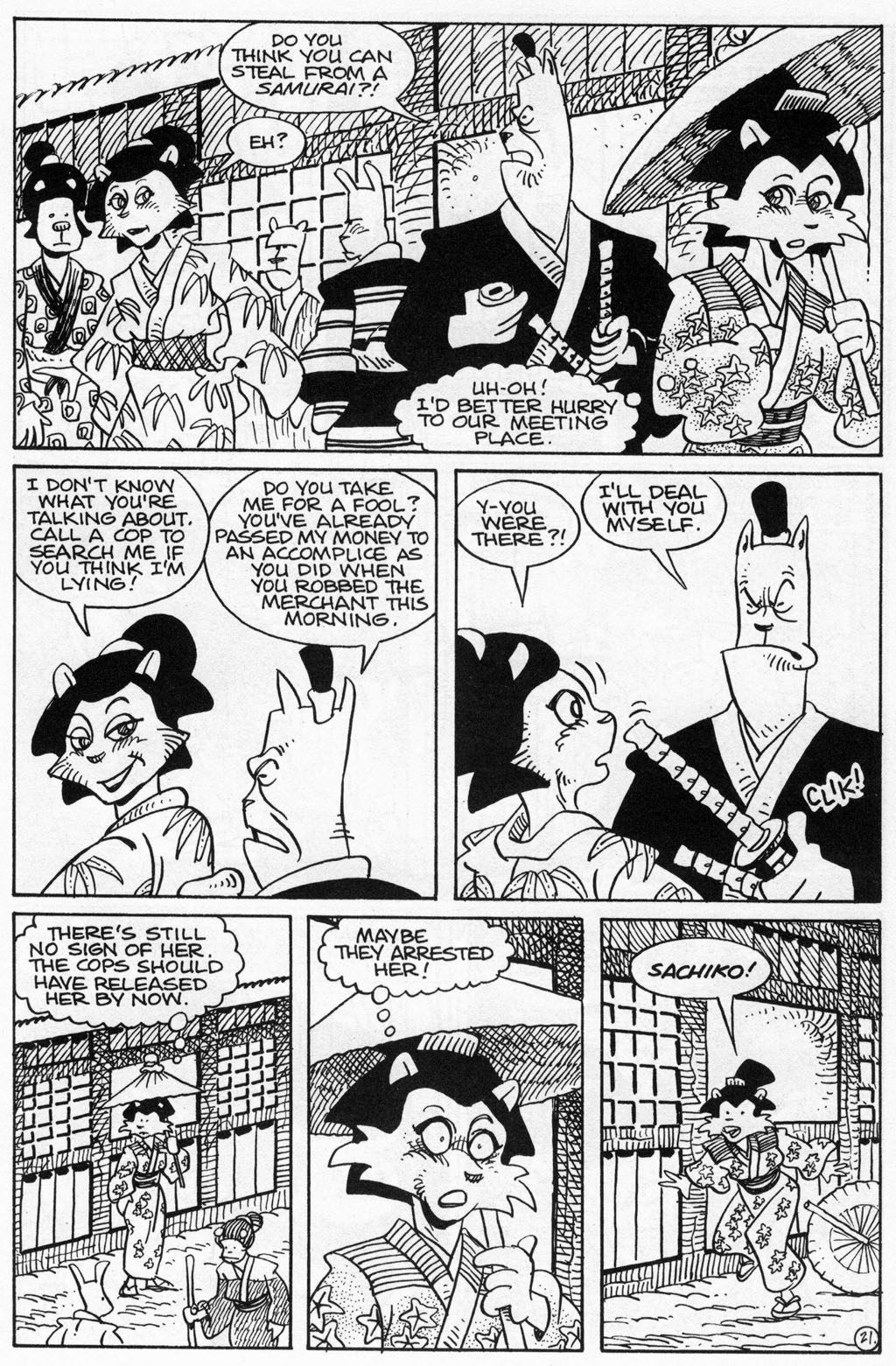 Usagi Yojimbo (1996) Issue #52 #52 - English 23
