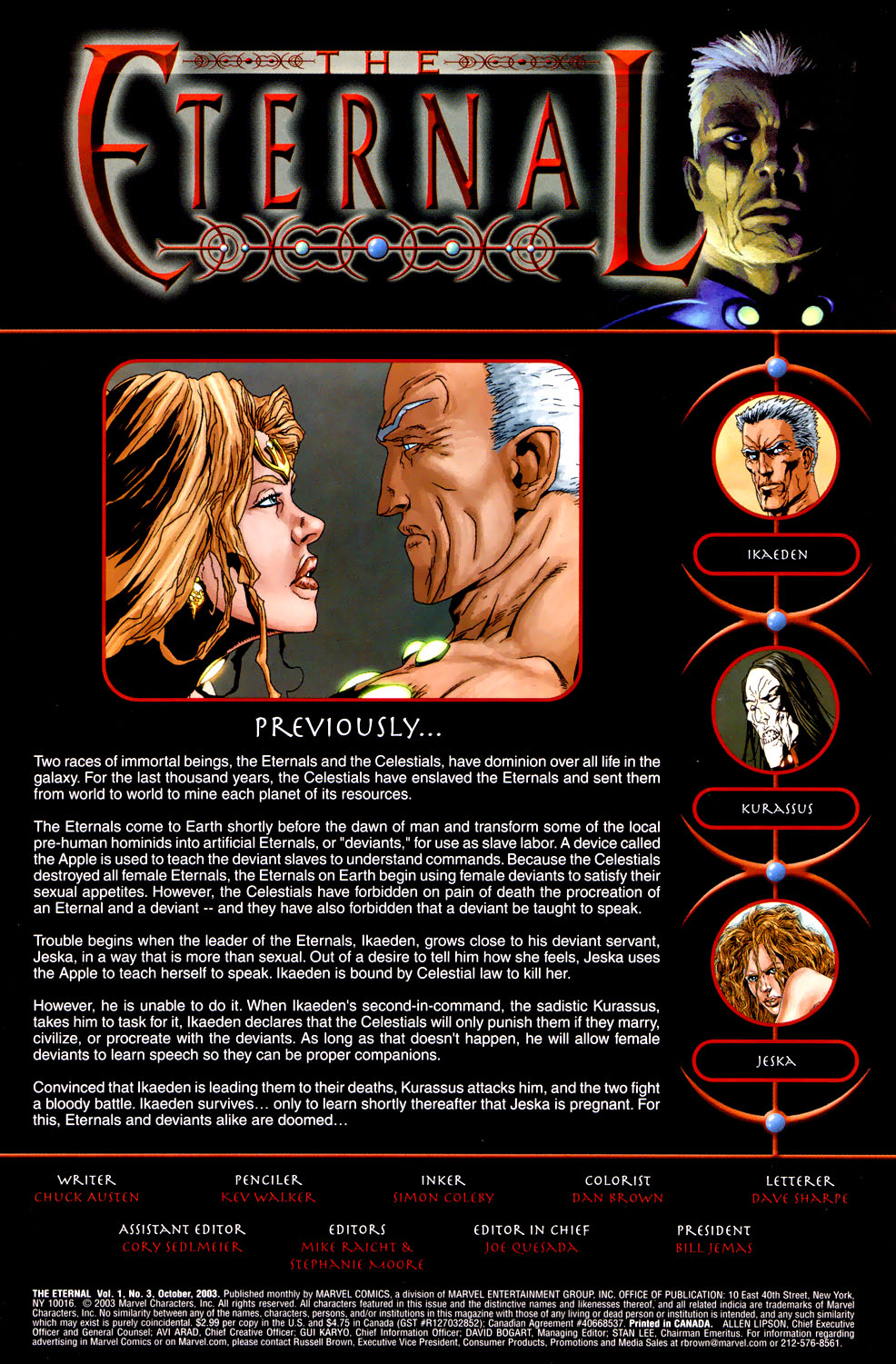 Read online Eternal (2003) comic -  Issue #3 - 2