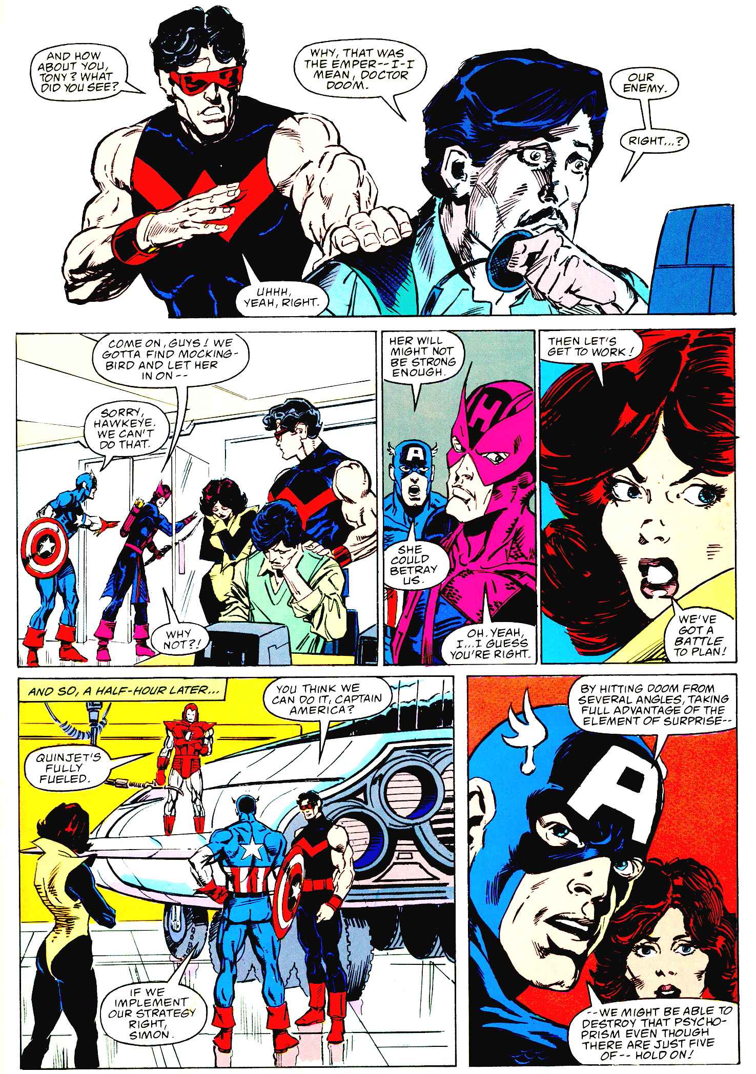 Read online Marvel Graphic Novel comic -  Issue #27 - Avengers - Emperor Doom - 48