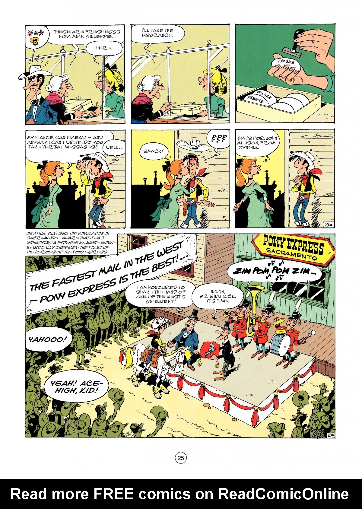 Read online A Lucky Luke Adventure comic -  Issue #46 - 25