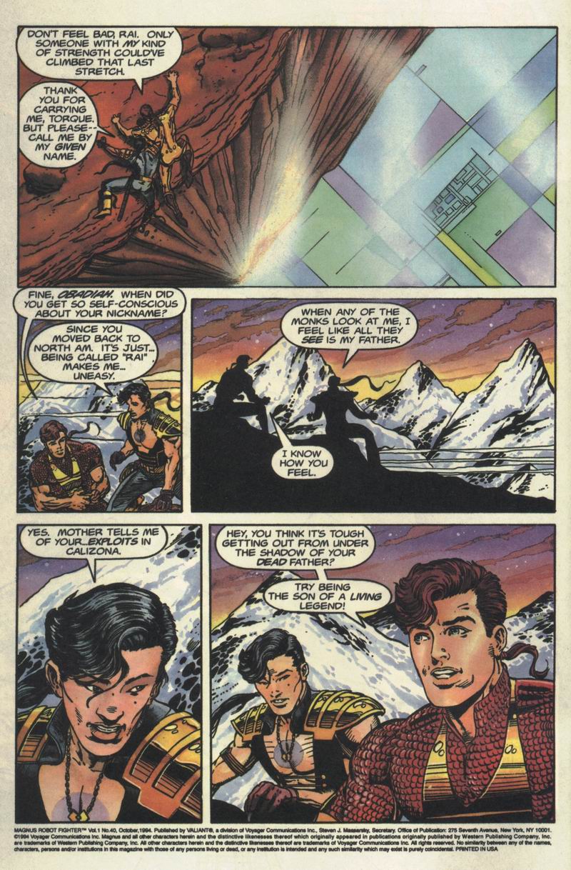 Read online Magnus Robot Fighter (1991) comic -  Issue #40 - 3