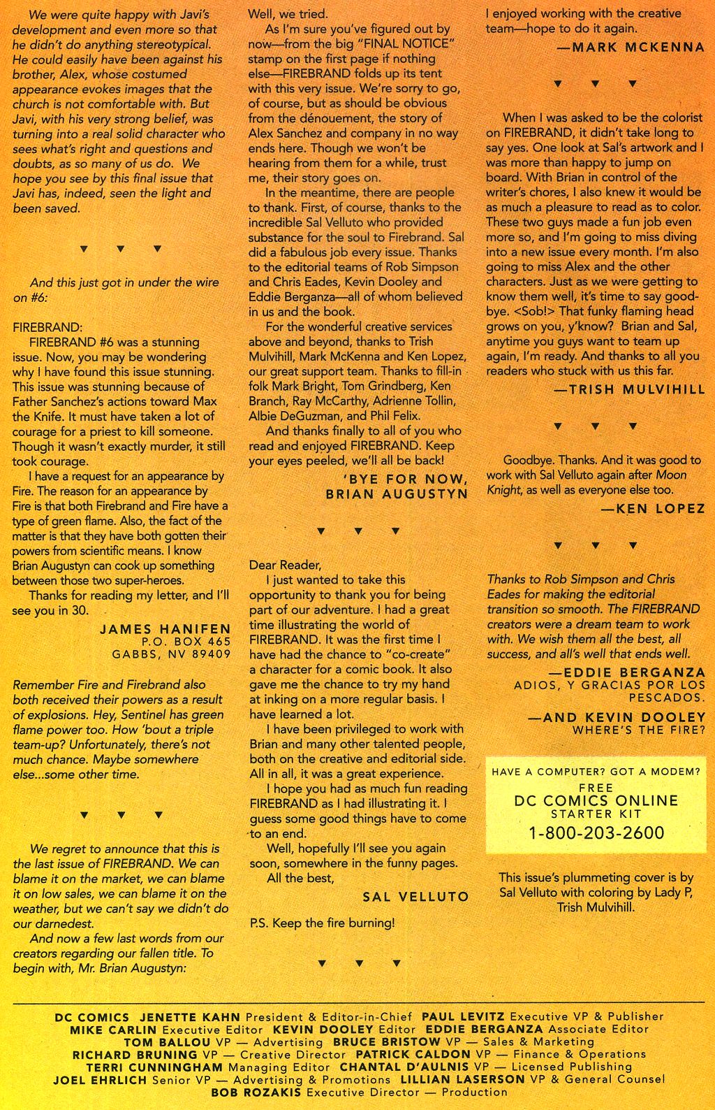 Read online Firebrand comic -  Issue #9 - 25