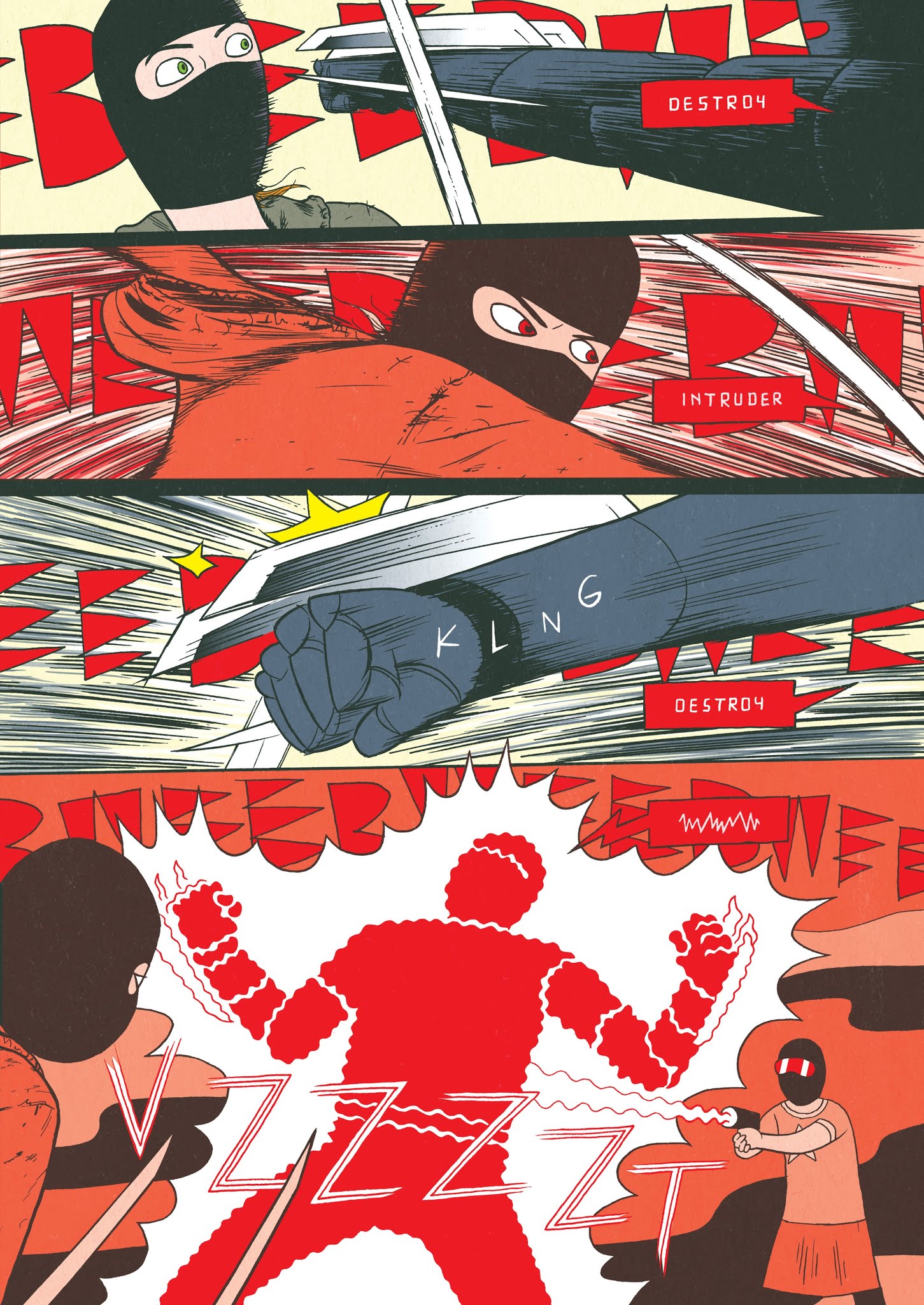 Read online Street Angel vs Ninjatech comic -  Issue # TPB - 26