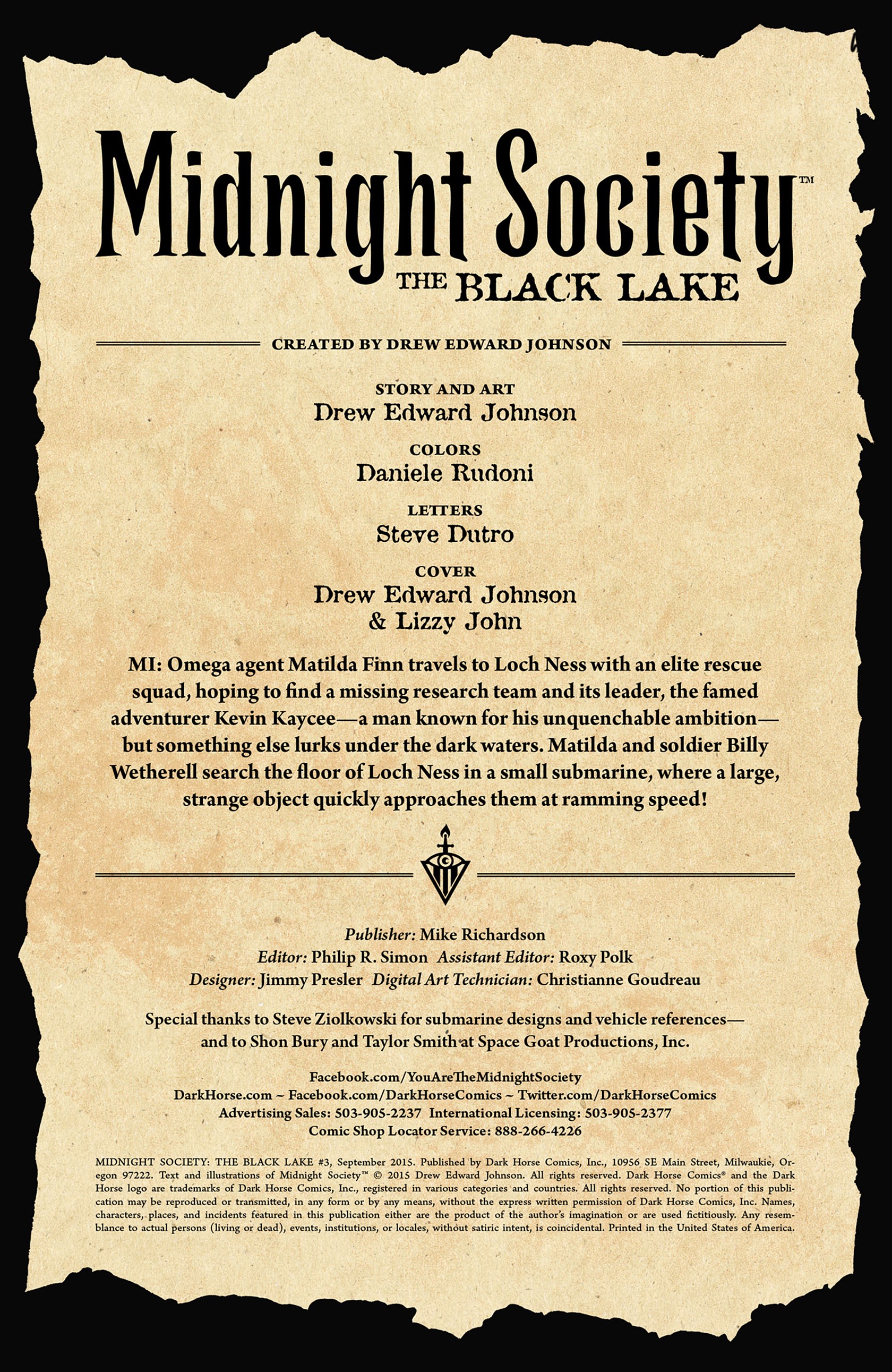 Read online Midnight Society: The Black Lake comic -  Issue #3 - 2