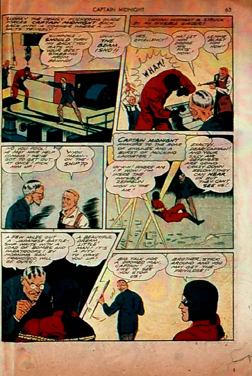 Read online Captain Midnight (1942) comic -  Issue #1 - 63