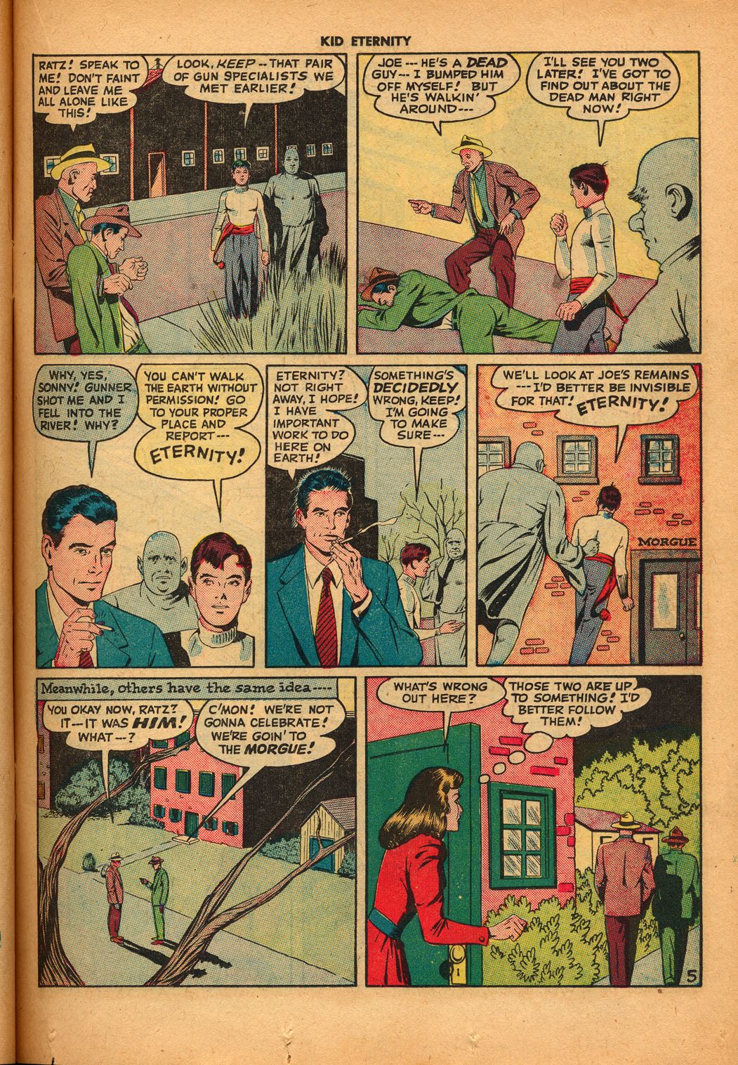 Read online Kid Eternity (1946) comic -  Issue #5 - 19