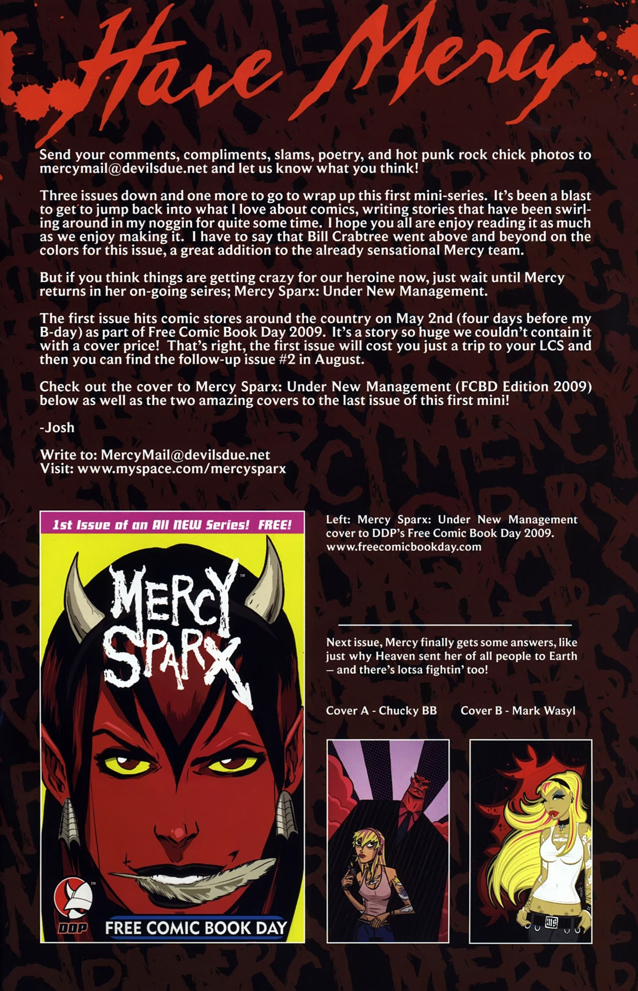 Read online Mercy Sparx (2008) comic -  Issue #3 - 25