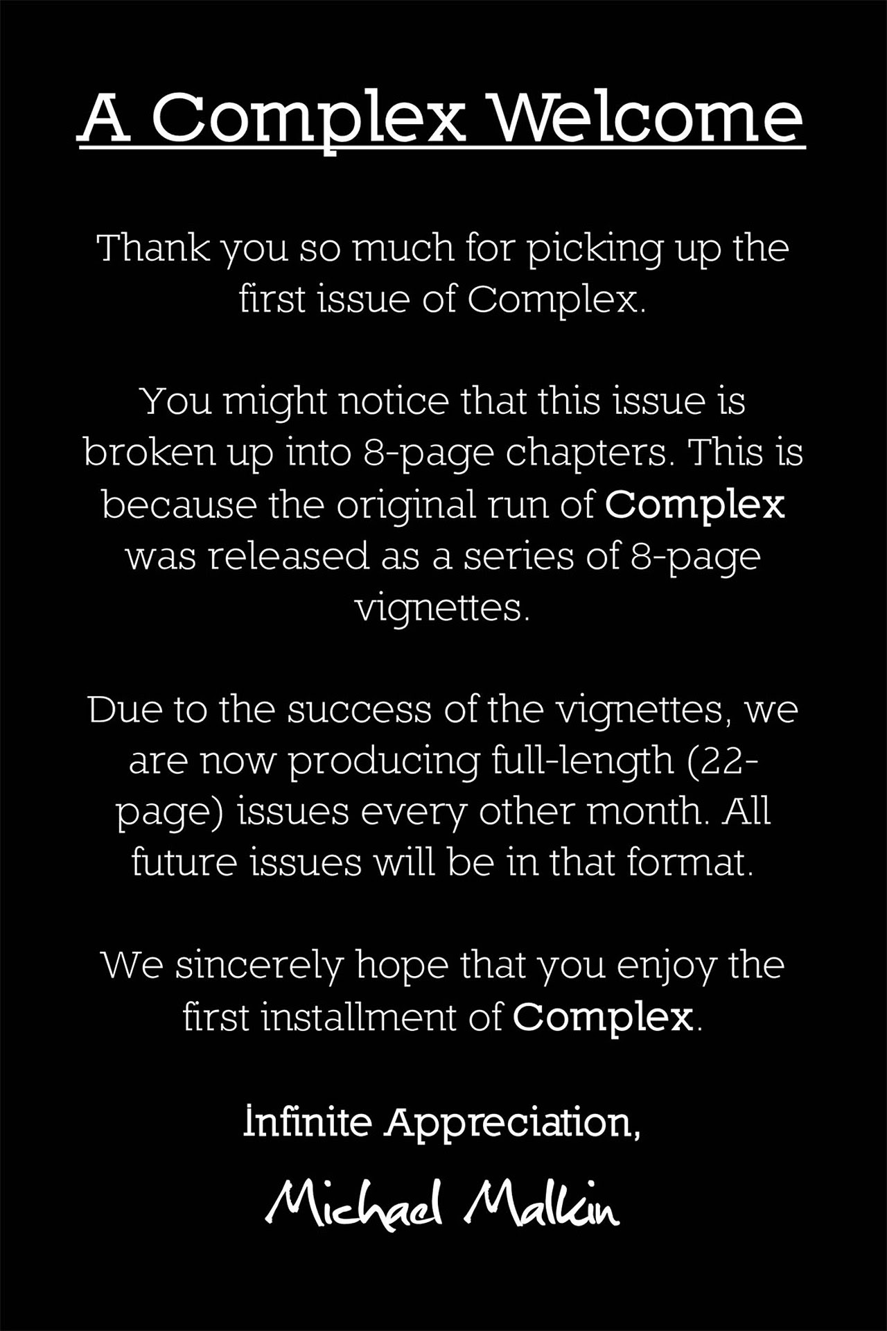 Read online Complex comic -  Issue #1 - 3