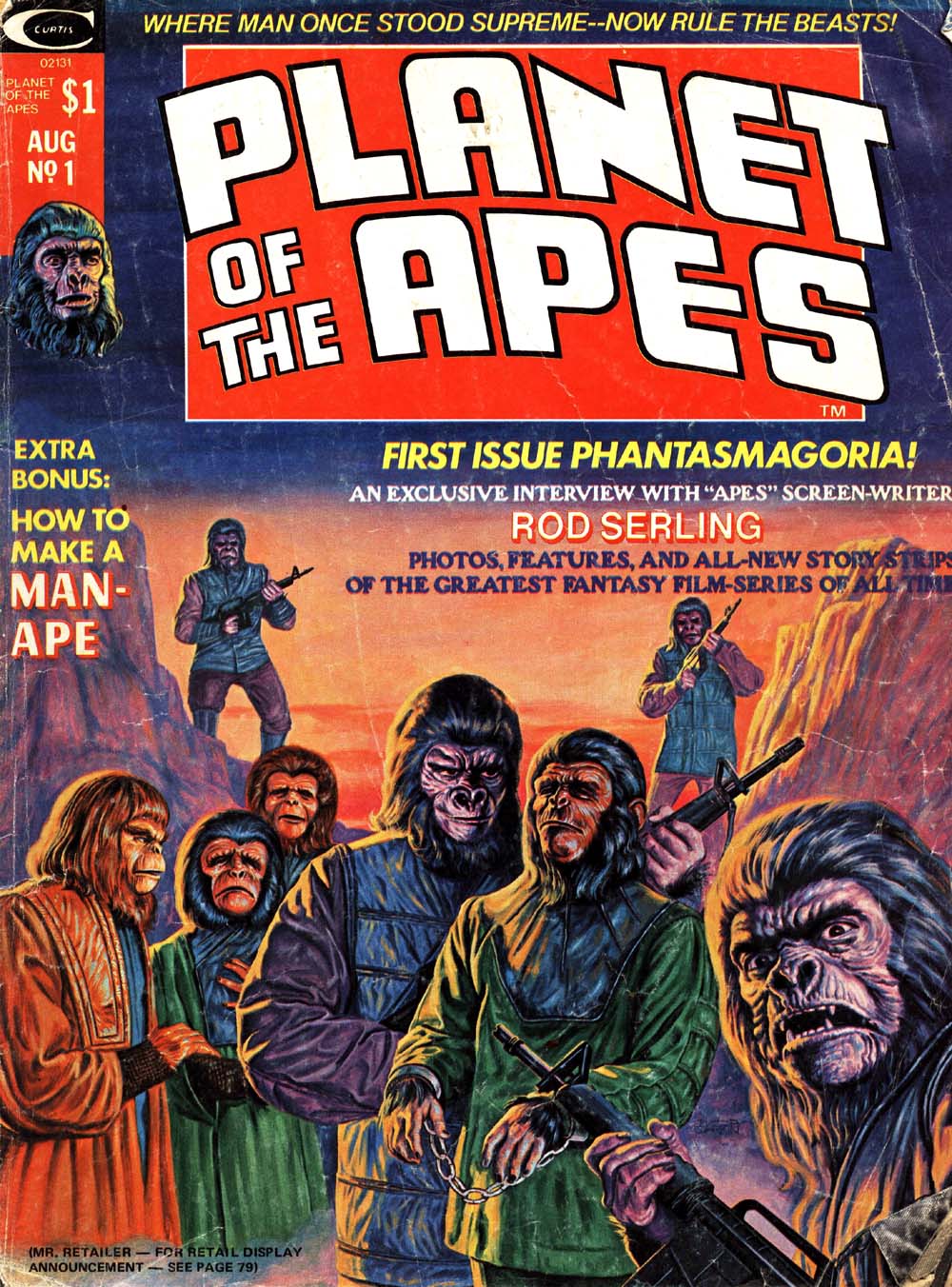 Read online Planet of the Apes comic -  Issue #1 - 1