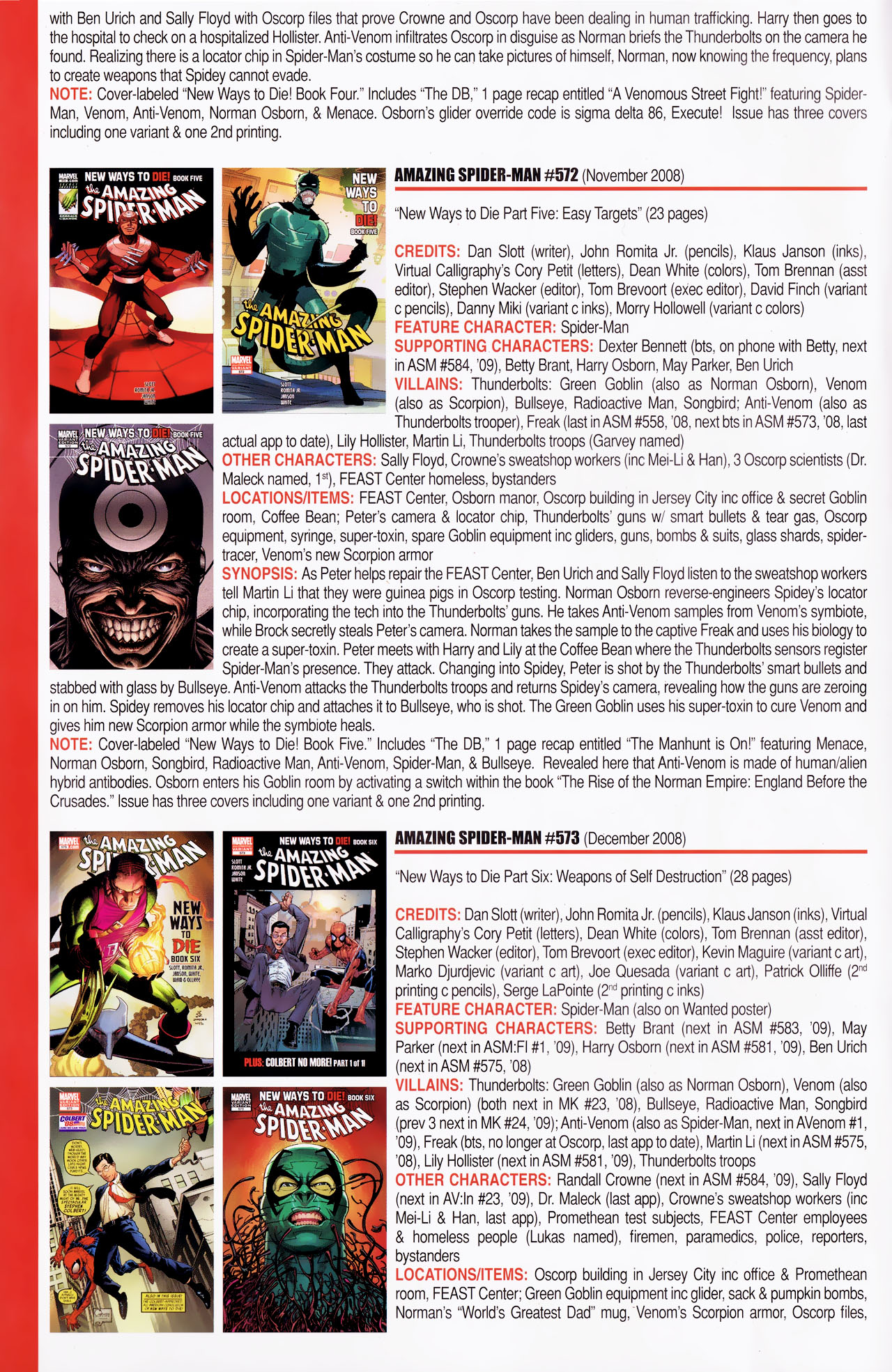 Read online Official Index to the Marvel Universe comic -  Issue #13 - 24