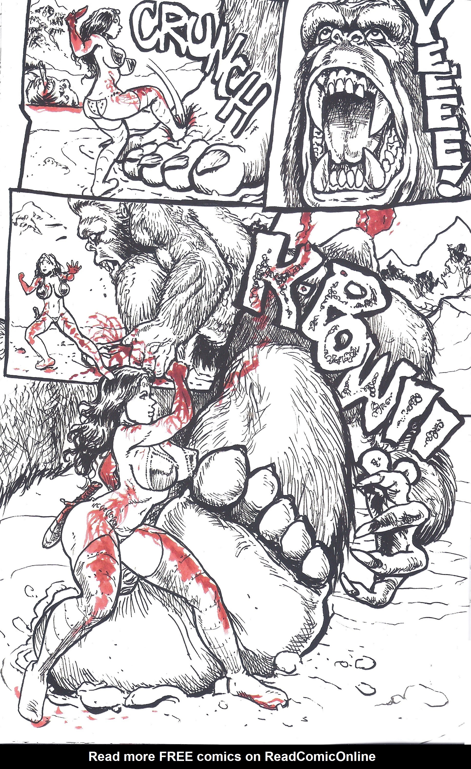 Read online Cavewoman: Freakin' Yetis comic -  Issue # Full - 28