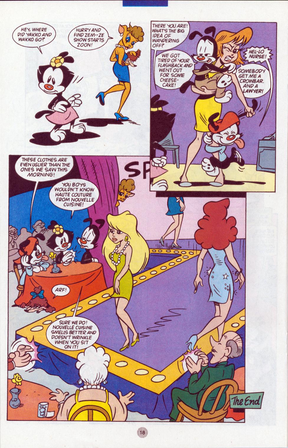 Read online Animaniacs comic -  Issue #3 - 20