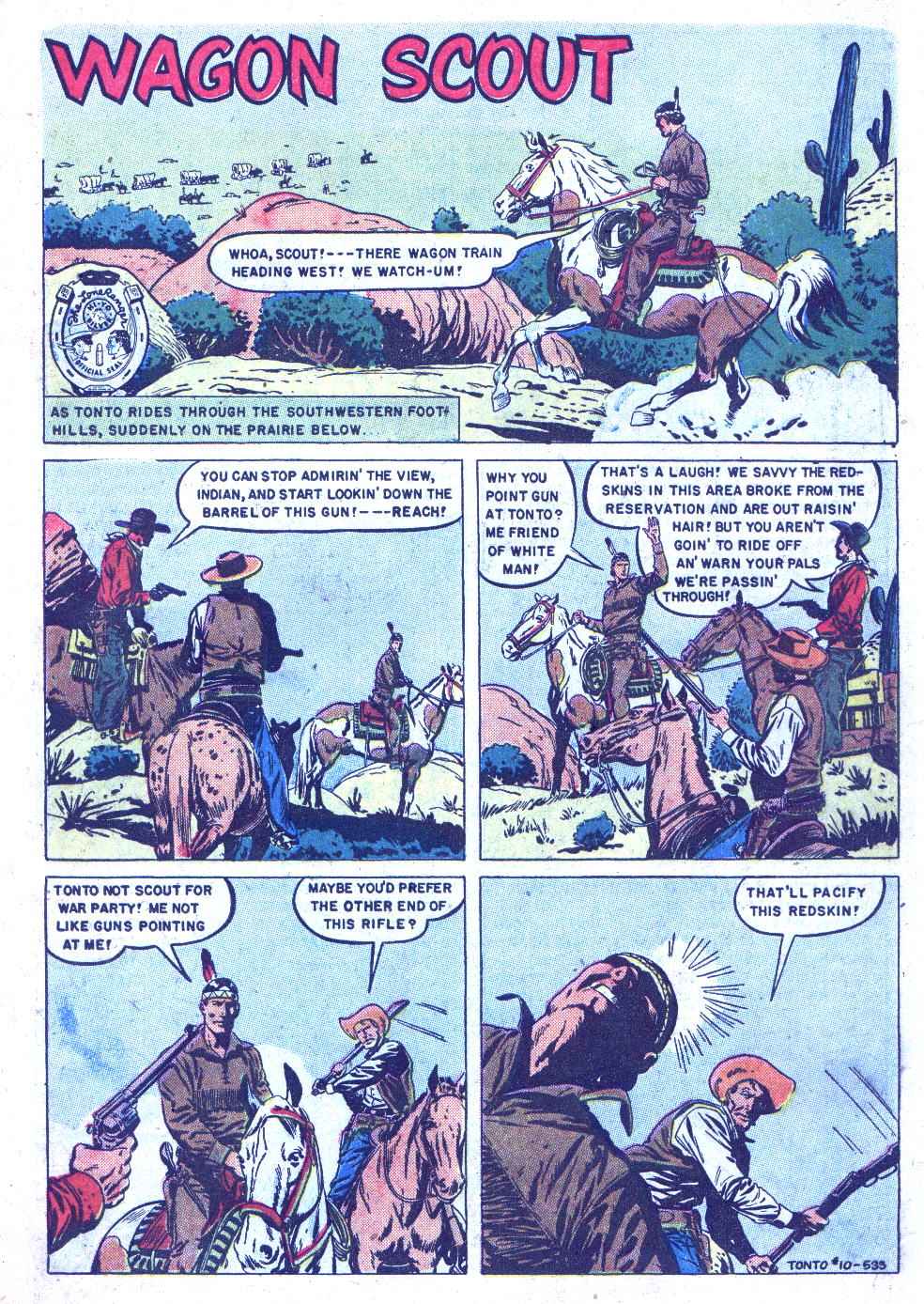 Read online Lone Ranger's Companion Tonto comic -  Issue #10 - 3