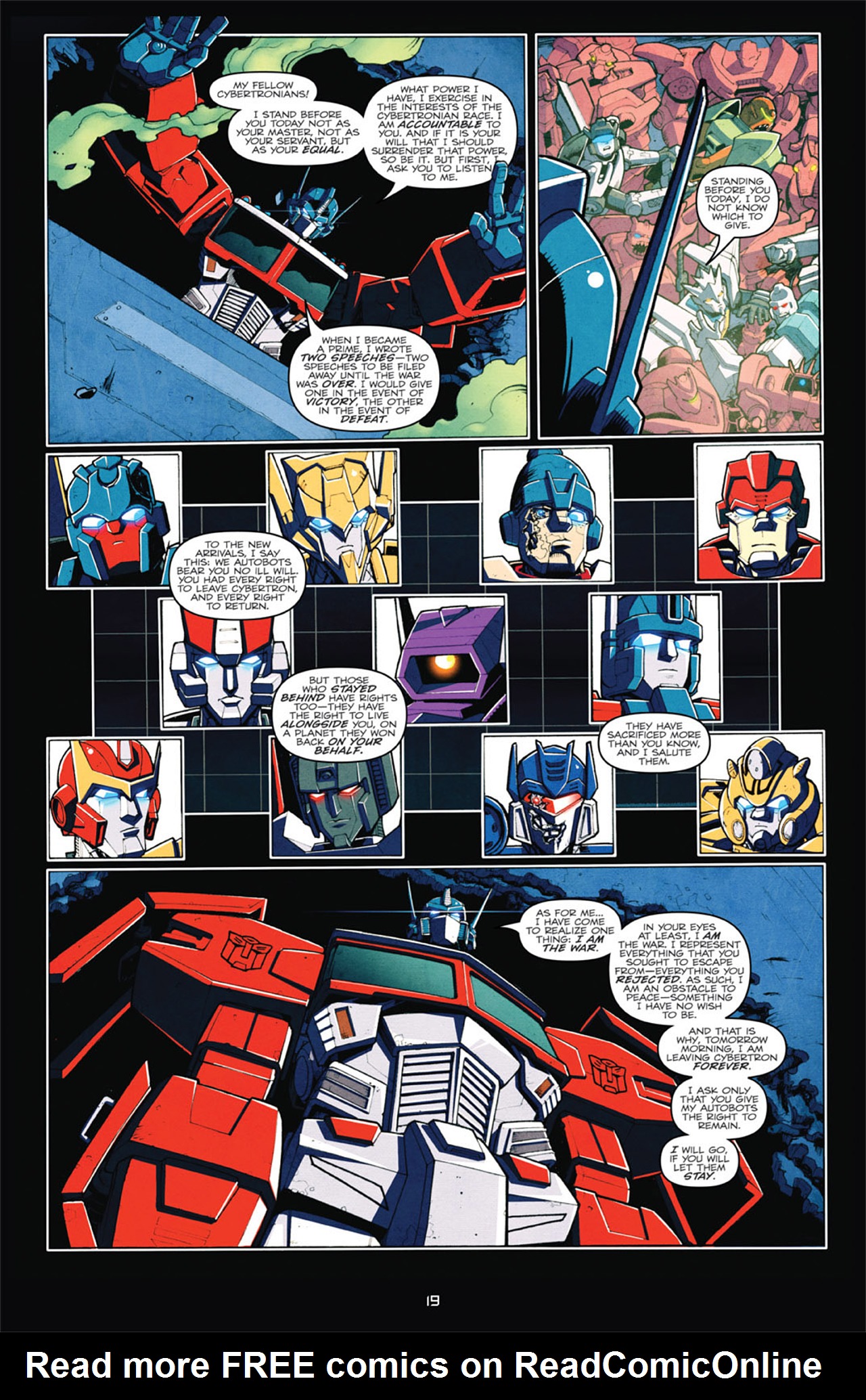 Read online The Transformers: Death of Optimus Prime comic -  Issue # Full - 24