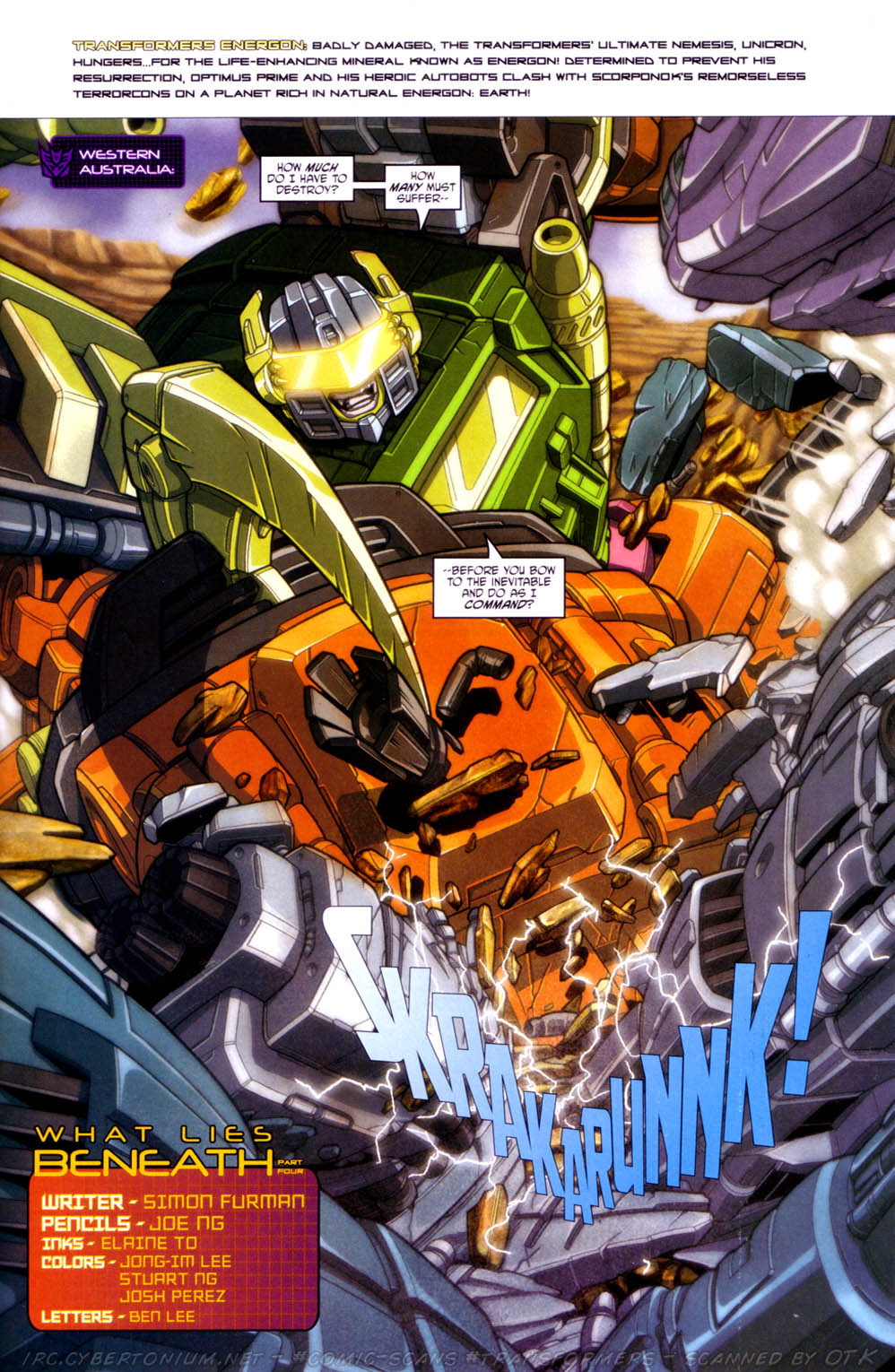 Read online Transformers Energon comic -  Issue #23 - 3