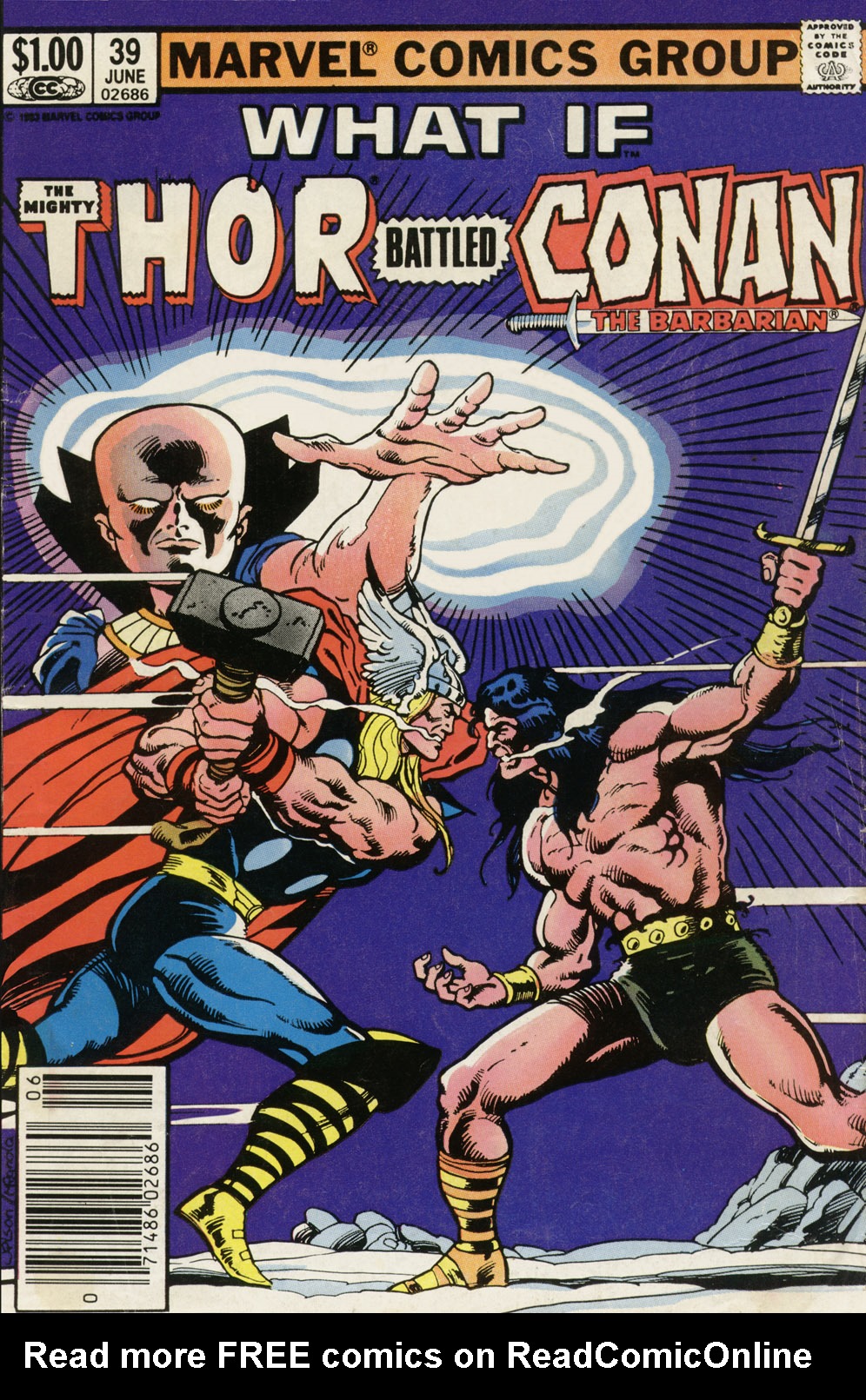 Read online What If? (1977) comic -  Issue #39 - Thor battled conan - 1