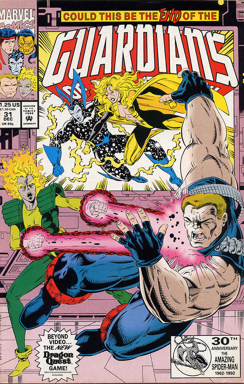 Read online Guardians of the Galaxy (1990) comic -  Issue #31 - 1