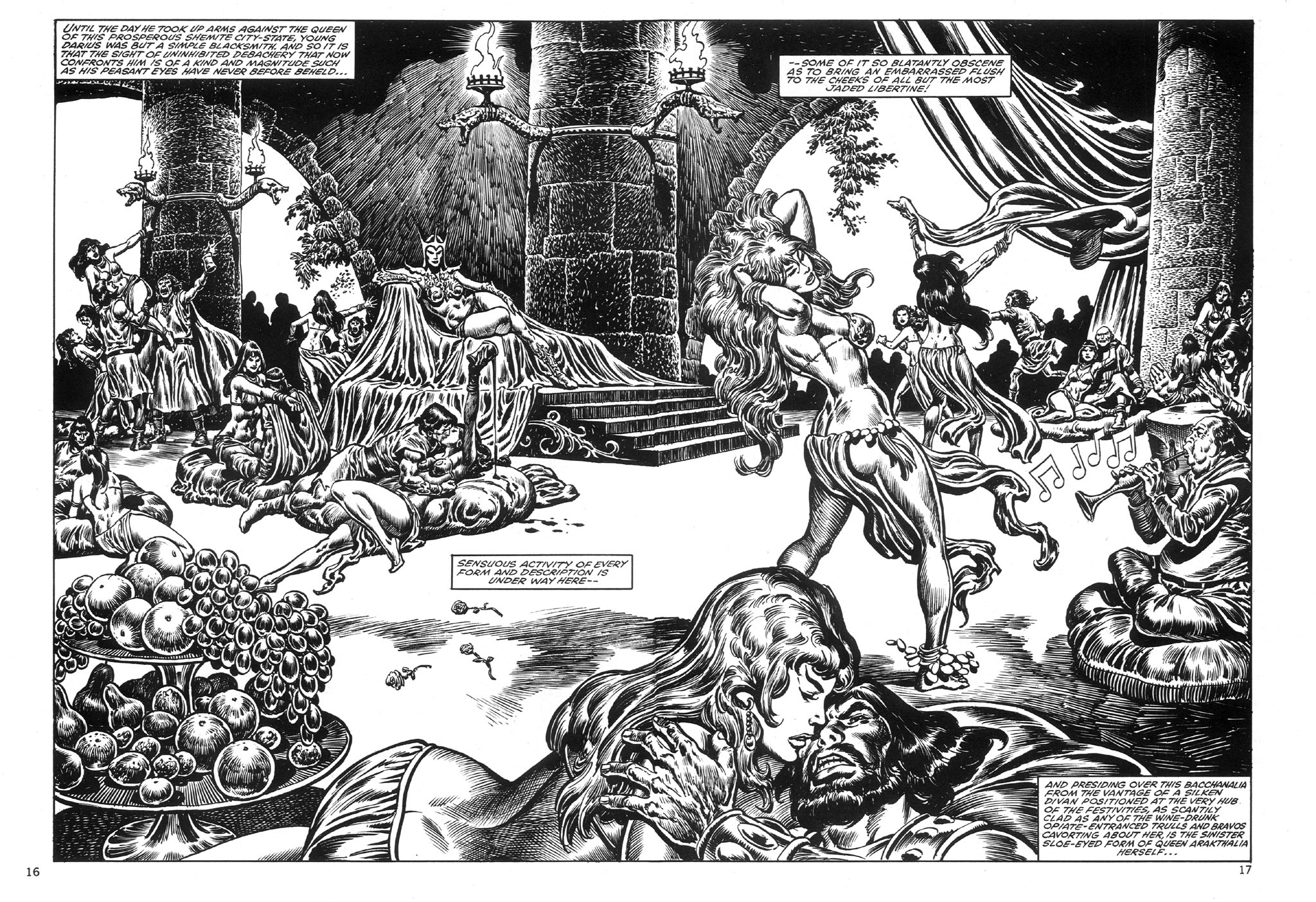 Read online The Savage Sword Of Conan comic -  Issue #99 - 16
