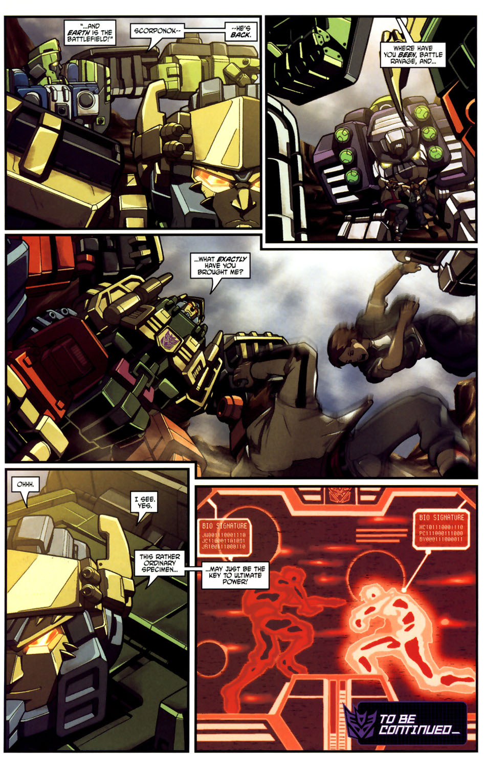Read online Transformers Energon comic -  Issue #21 - 22