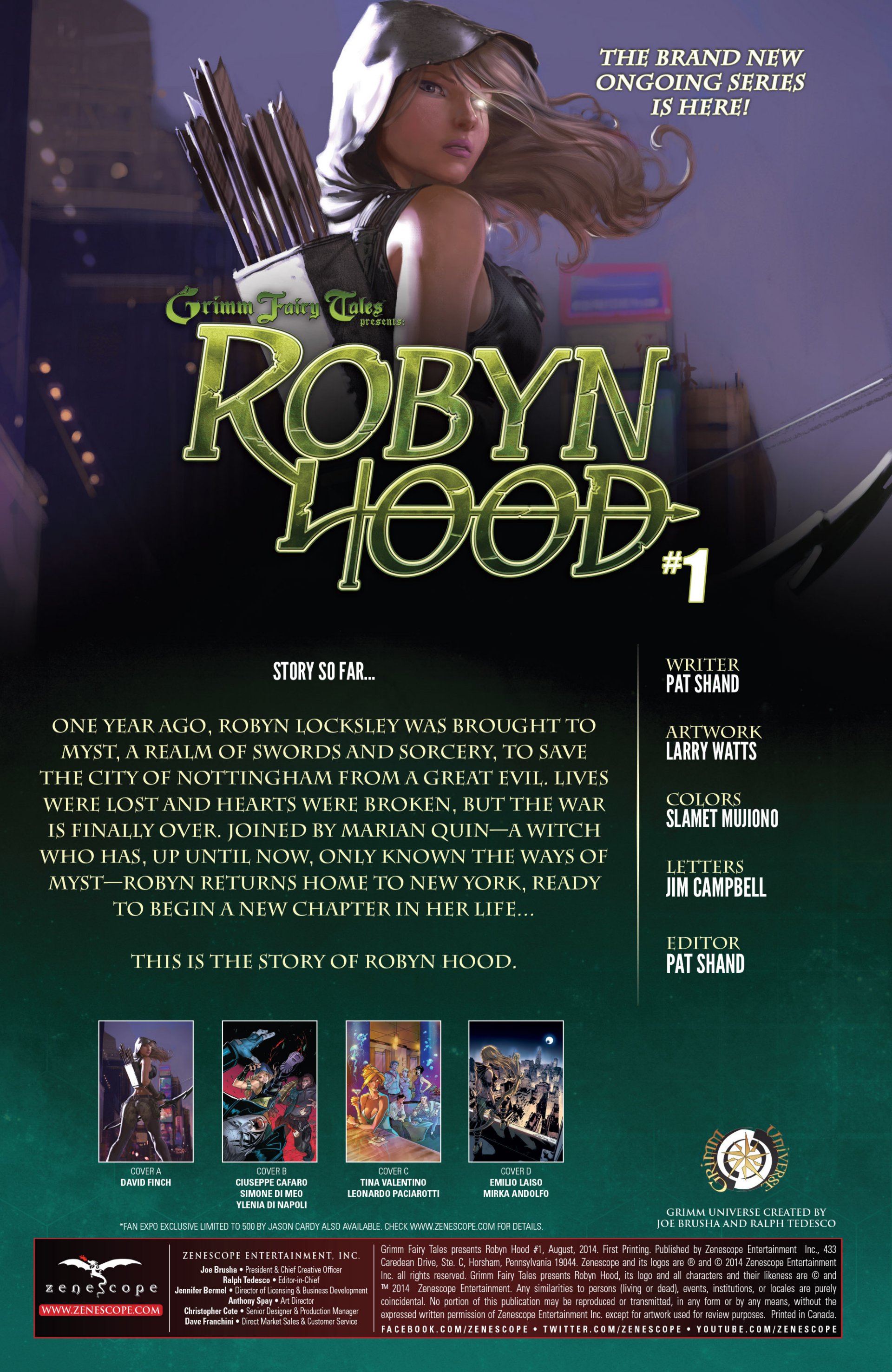 Read online Grimm Fairy Tales presents Robyn Hood (2014) comic -  Issue #1 - 2