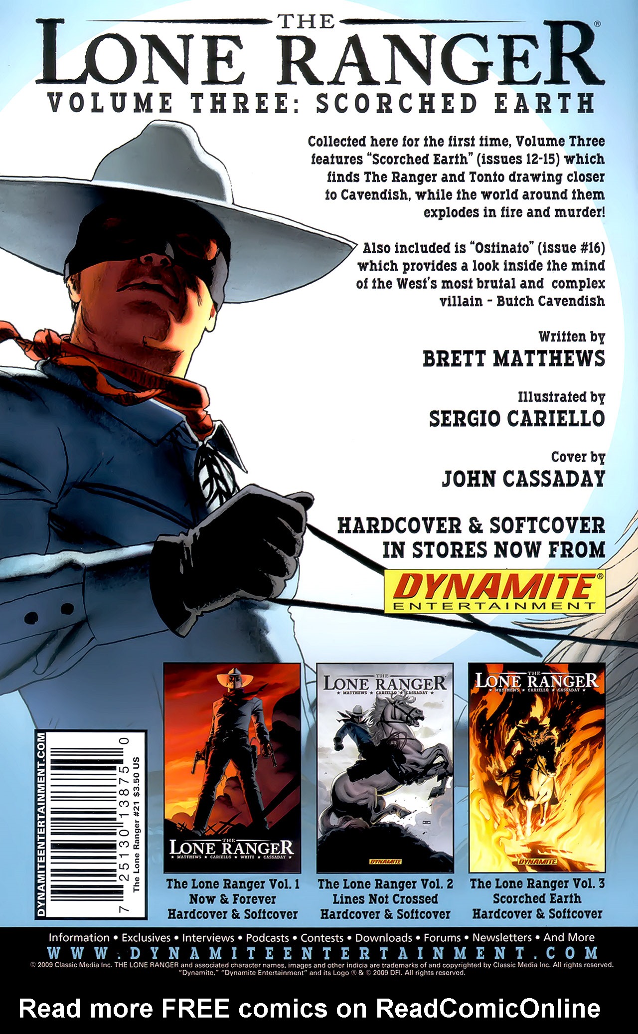 Read online The Lone Ranger (2006) comic -  Issue #21 - 25