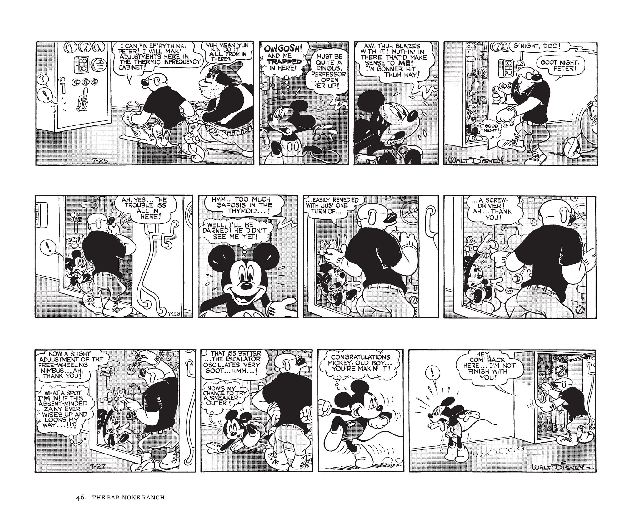 Read online Walt Disney's Mickey Mouse by Floyd Gottfredson comic -  Issue # TPB 6 (Part 1) - 46
