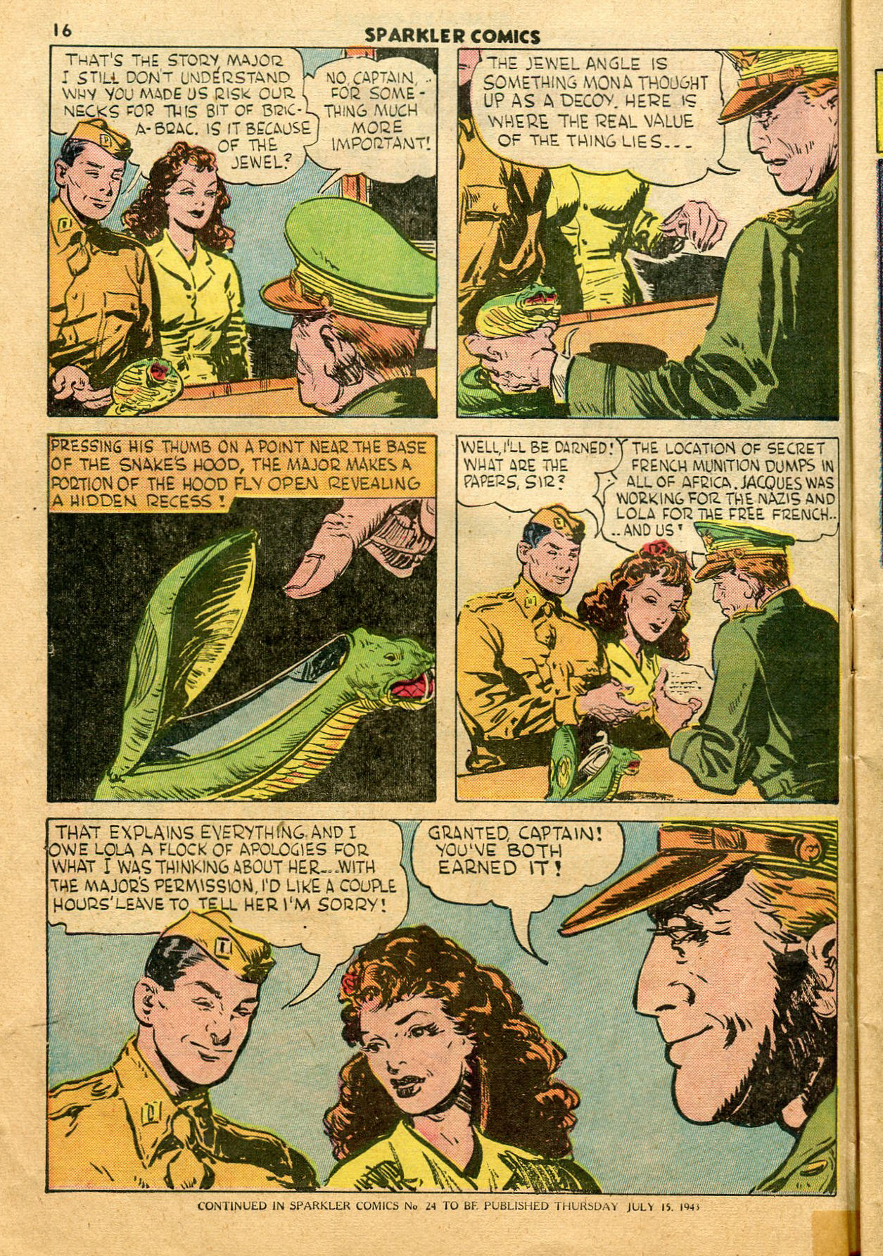 Read online Sparkler Comics comic -  Issue #23 - 18