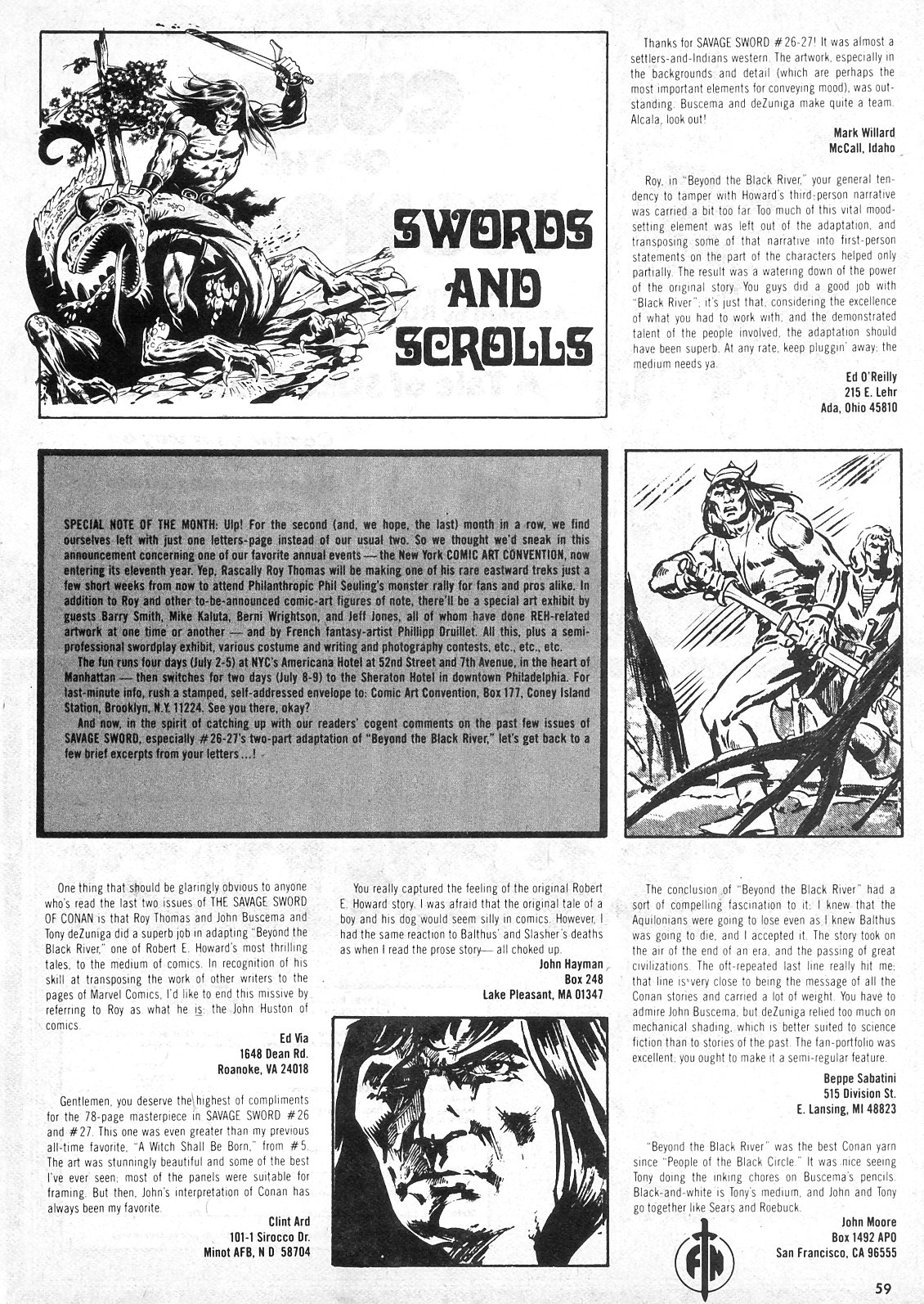 Read online The Savage Sword Of Conan comic -  Issue #32 - 59