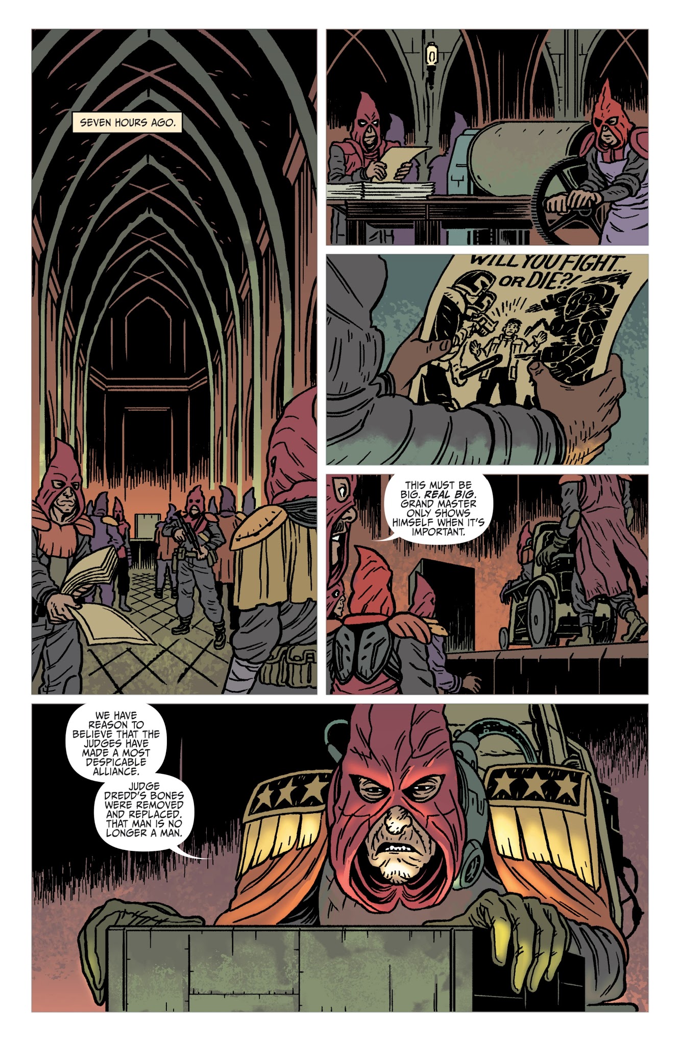 Read online Judge Dredd: The Blessed Earth comic -  Issue #6 - 6