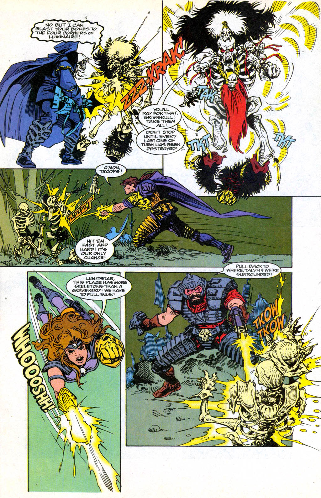 Read online Skeleton Warriors comic -  Issue #3 - 4