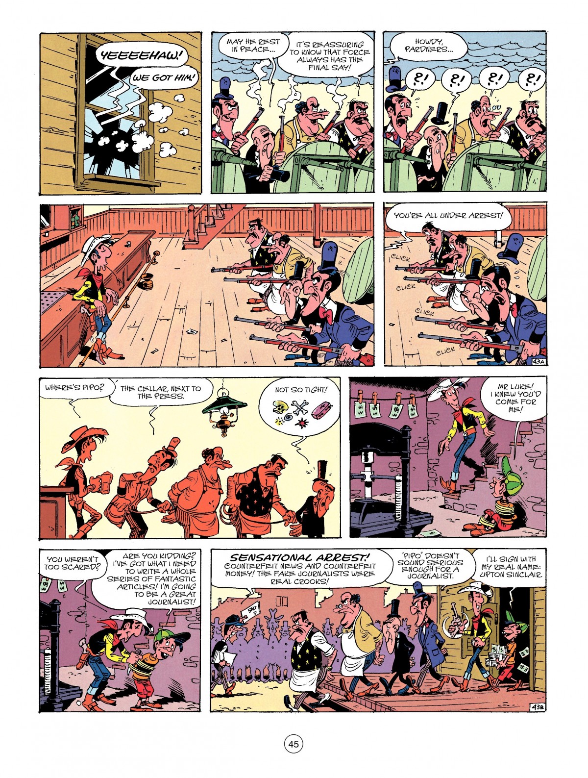 Read online A Lucky Luke Adventure comic -  Issue #41 - 45