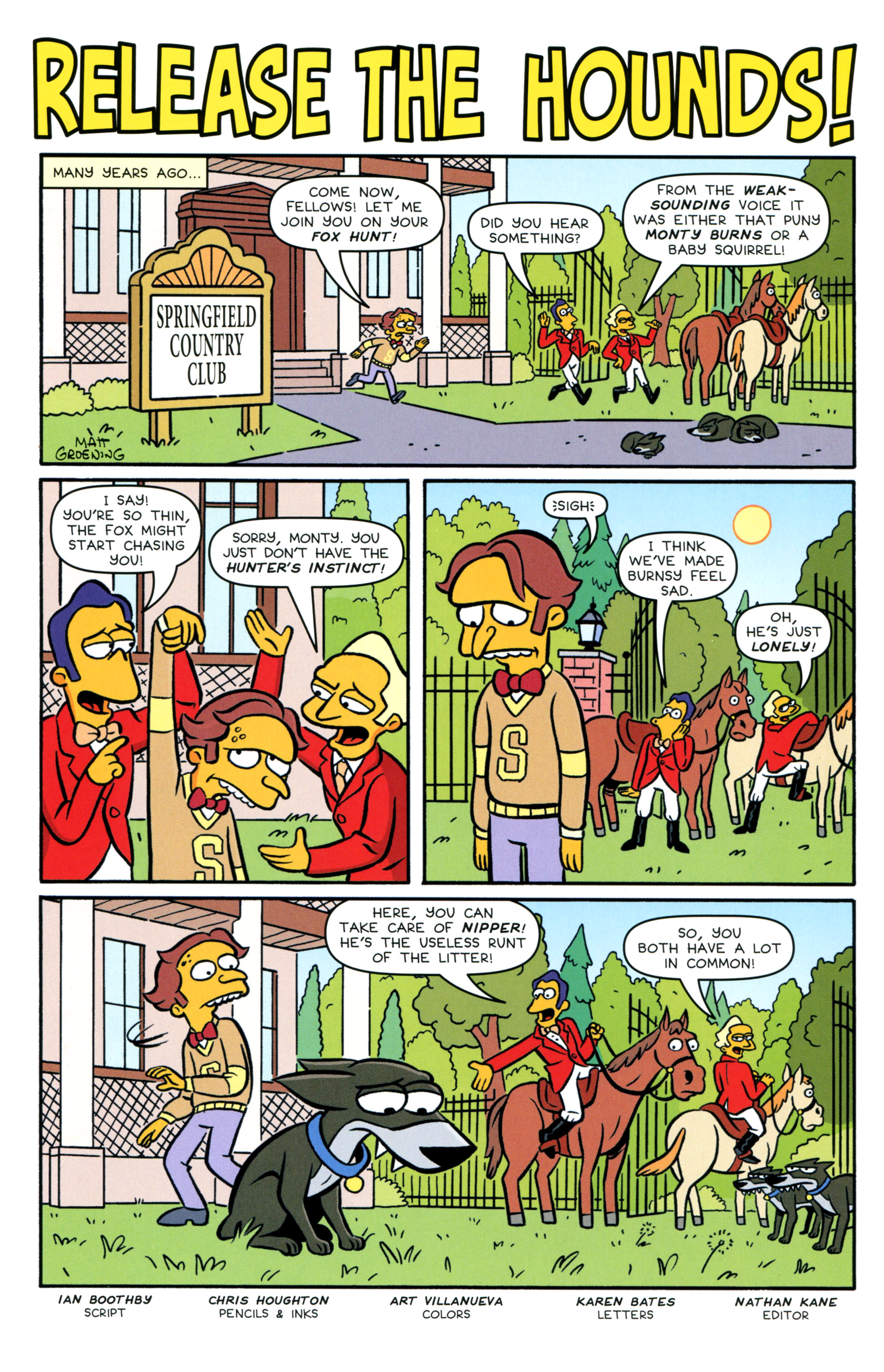Read online Simpsons One-Shot Wonders: Mr. Burns comic -  Issue # Full - 15