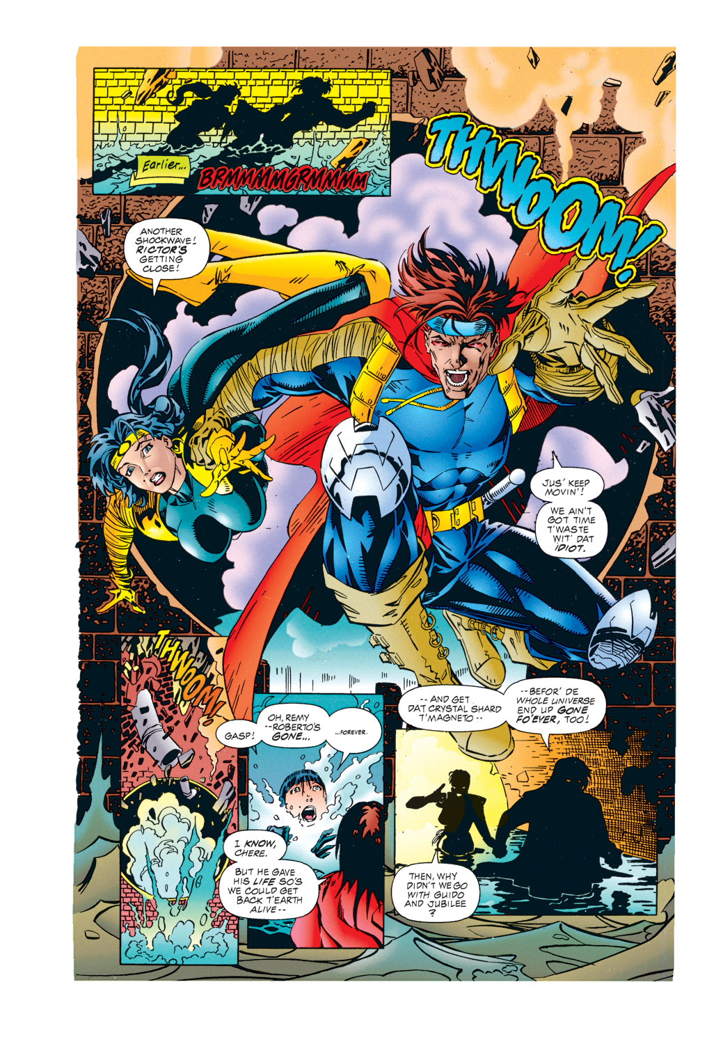 Read online Gambit and the X-Ternals comic -  Issue #4 - 5