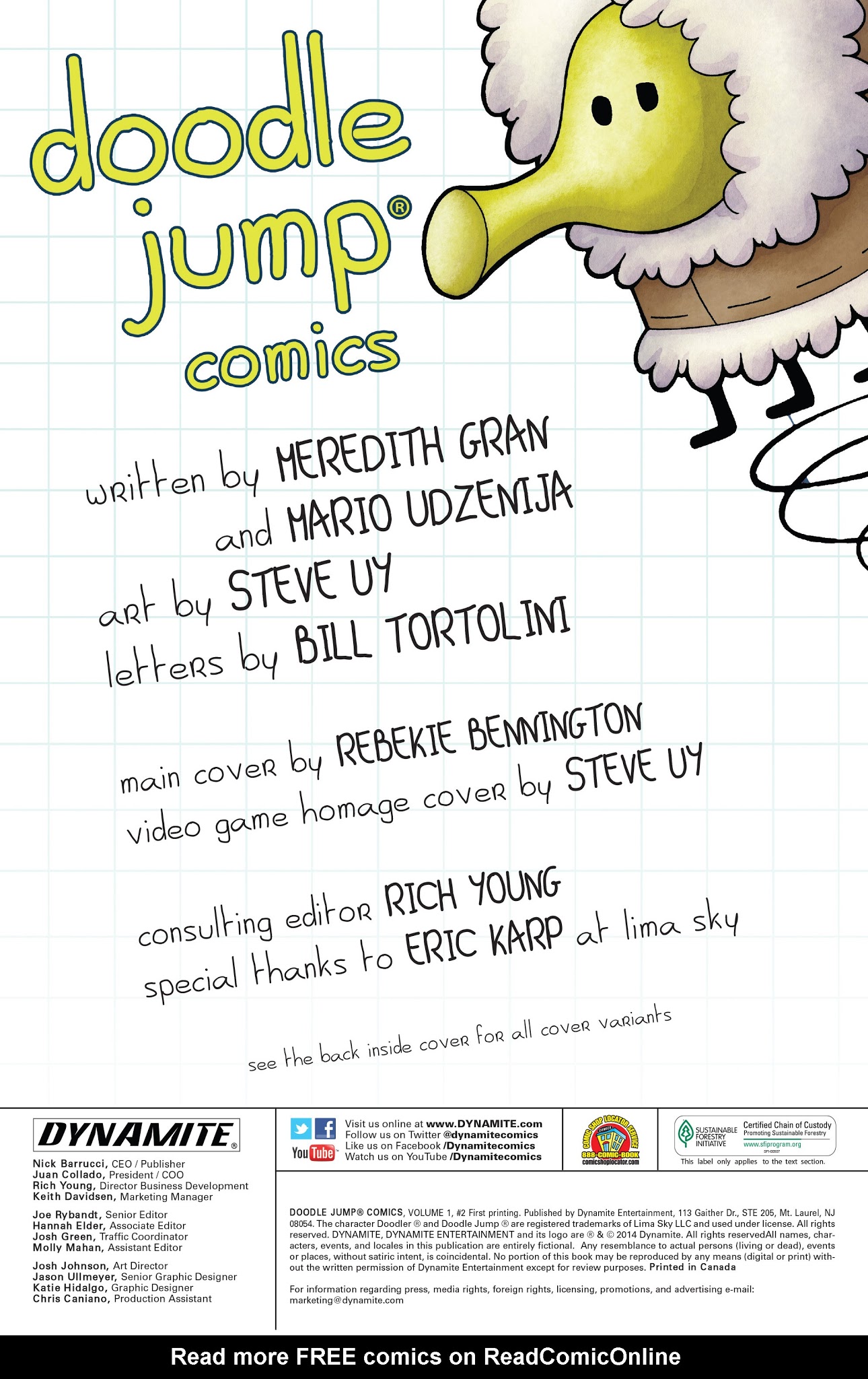 Read online Doodle Jump Comics comic -  Issue #2 - 3