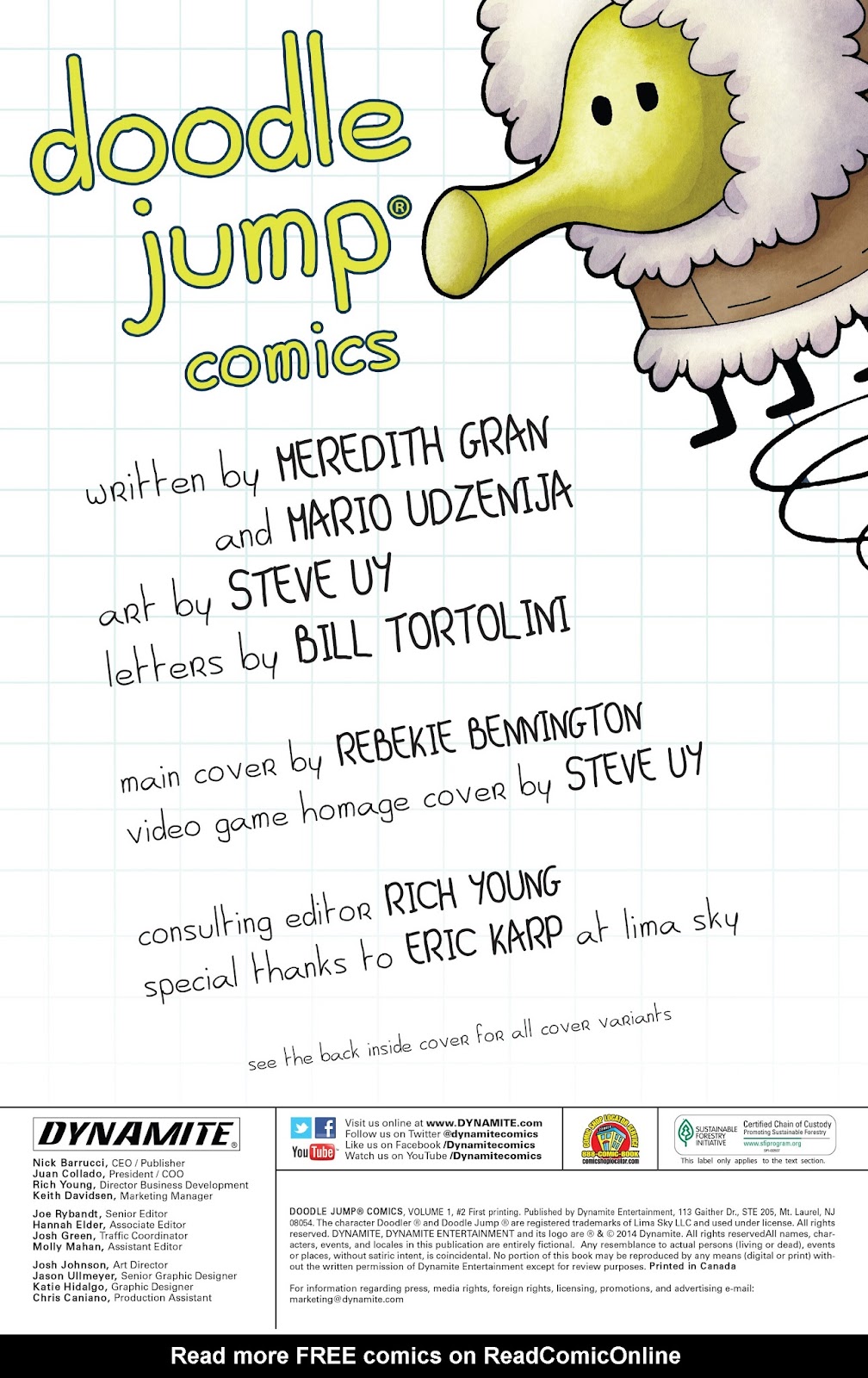 Doodle Jump #5 Cover A Uy Main