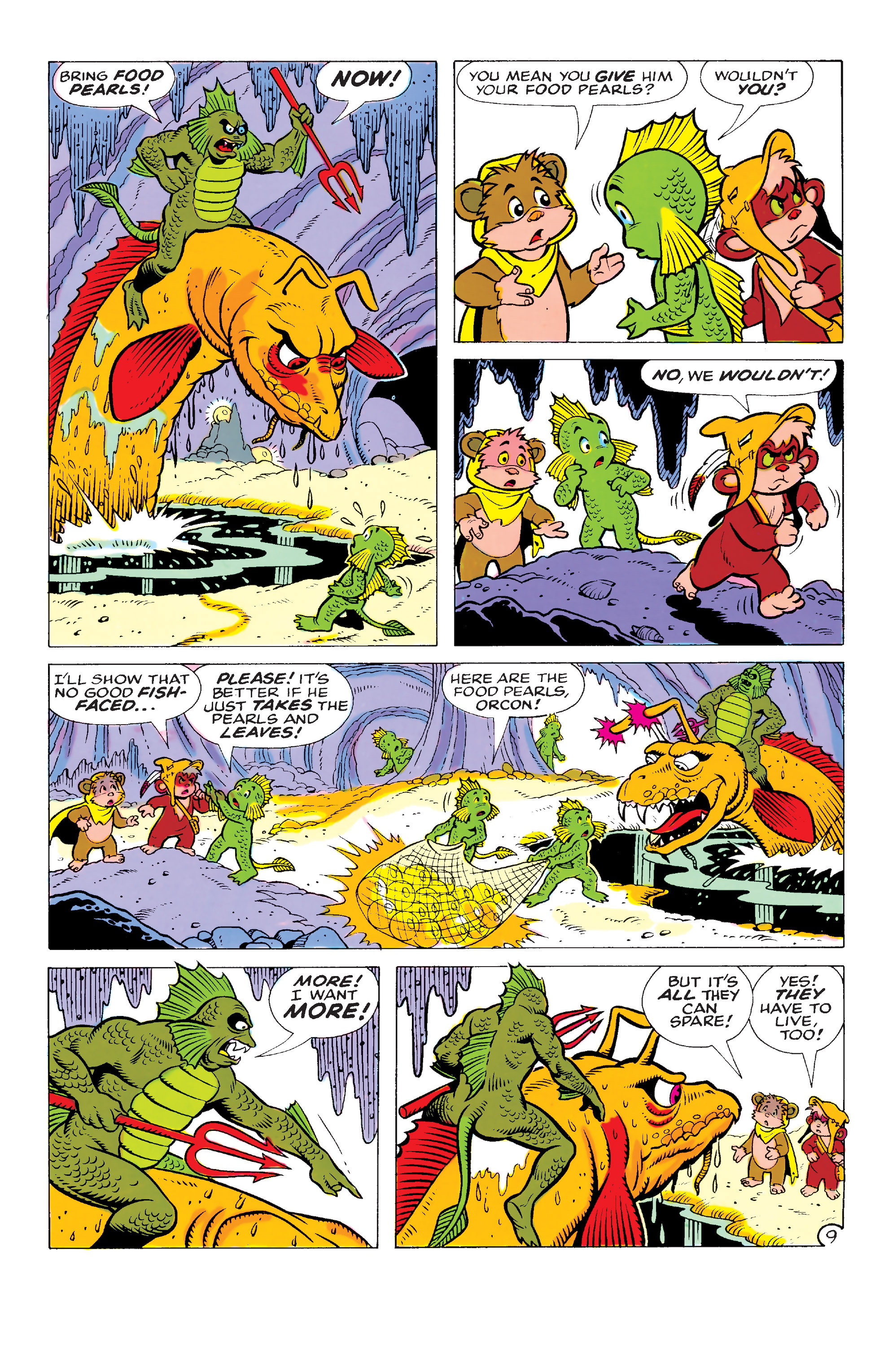 Read online Ewoks comic -  Issue #9 - 10
