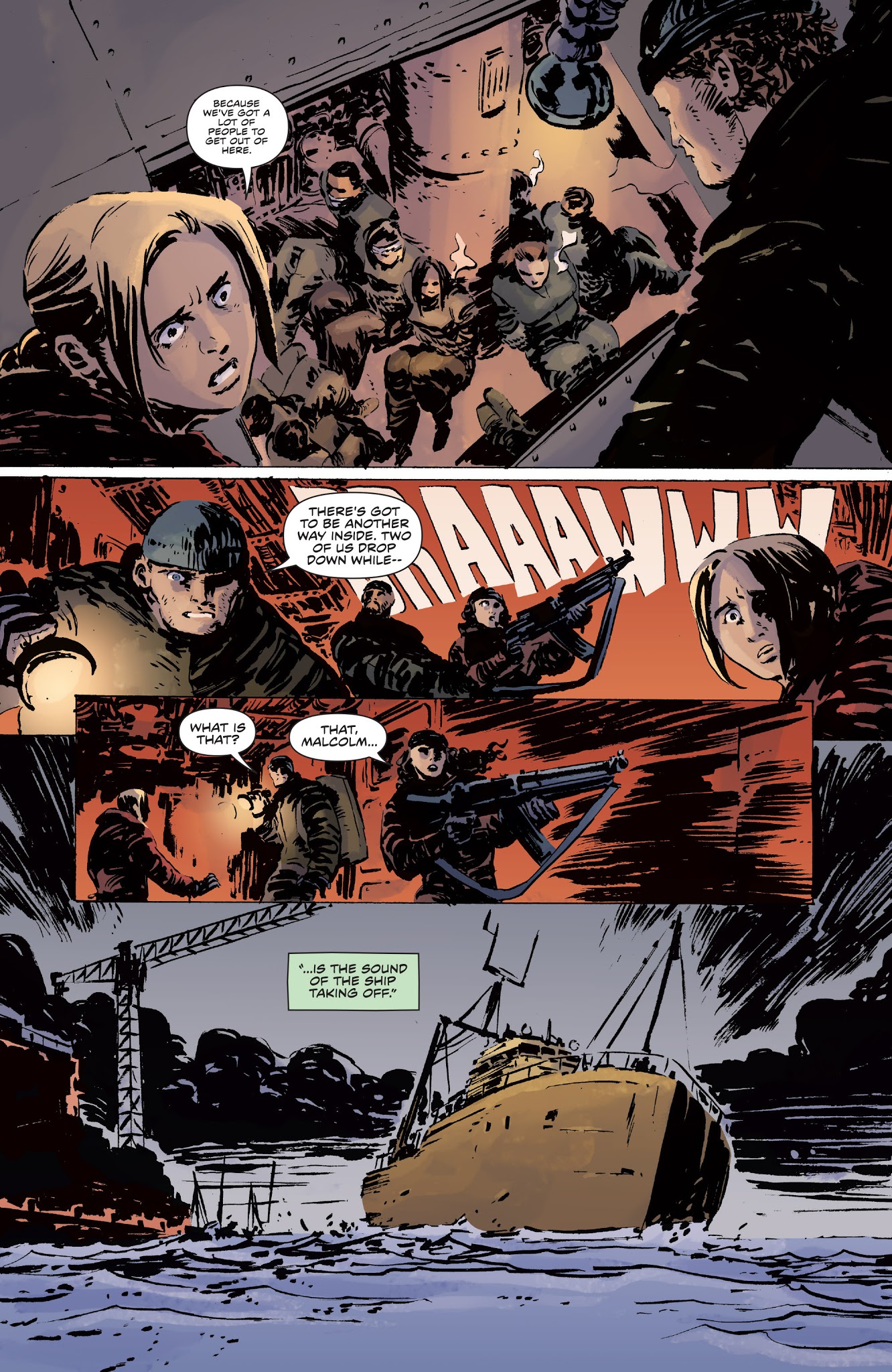 Read online Dawn of the Planet of the Apes comic -  Issue # TPB - 99