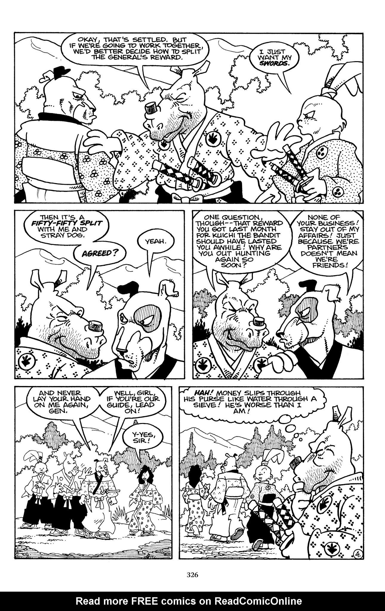 Read online The Usagi Yojimbo Saga comic -  Issue # TPB 1 - 319